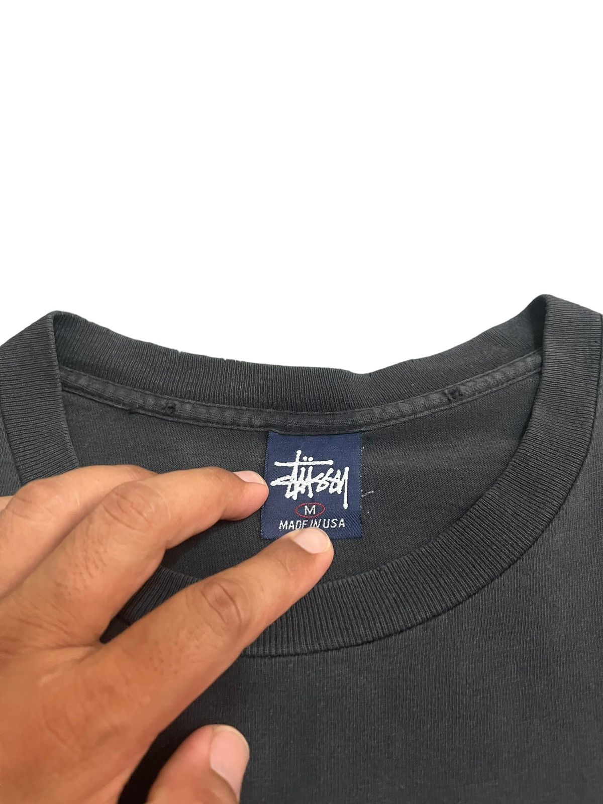 Stussy Thrashed Faded Stussy Dragon Shirt ERD Grunge single stich Size US M / EU 48-50 / 2 - 8 Thumbnail