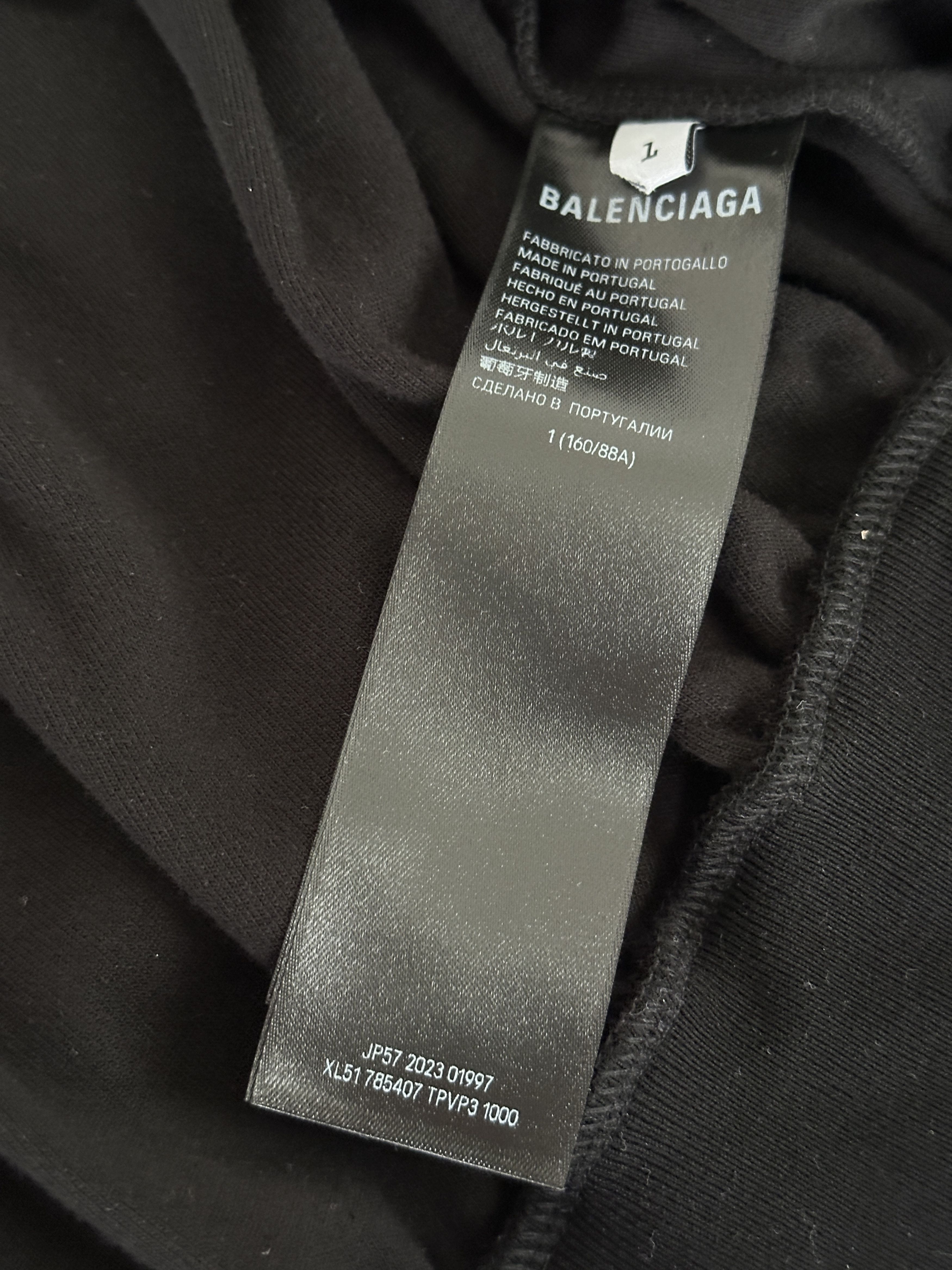 Balenciaga Balenciaga Crystal-Embellished Hooded Velour Sweatshirt Size US M / EU 48-50 / 2 - 8 Thumbnail