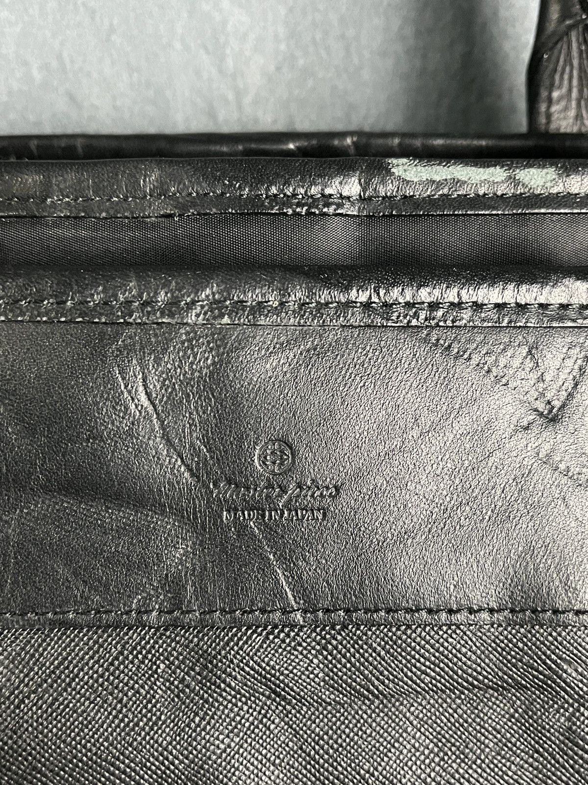 Genuine Leather × Japanese Brand × MasterPiece Top Handle Organizer Laptop Brief Size ONE SIZE - 7 Thumbnail