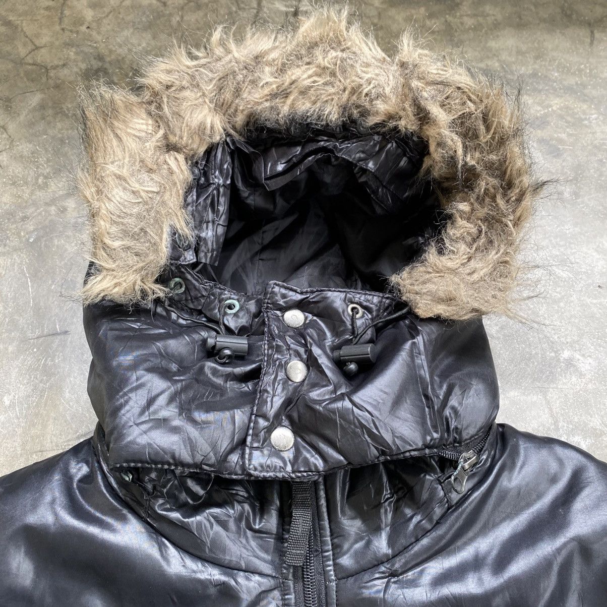 Japanese Brand 2000s Semantic Design Vkei Style Fur Hoodie Light Jacket Size US M / EU 48-50 / 2 - 4 Thumbnail