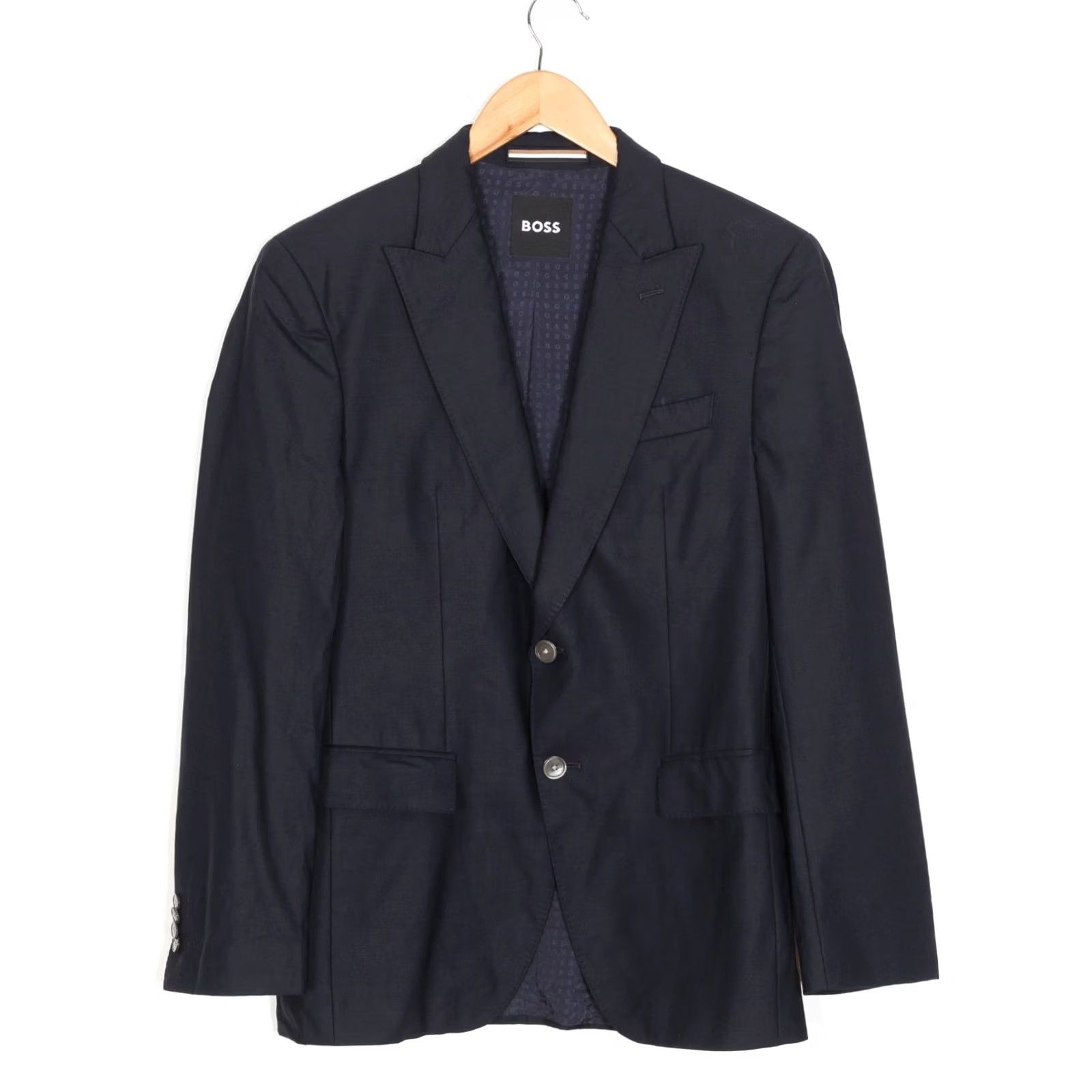 Hugo Boss HUGO BOSS Huge Peak Blazer Jacket Wool Blend Slim Fit Casual Formal Men Size 46 Size 46R - 2 Thumbnail