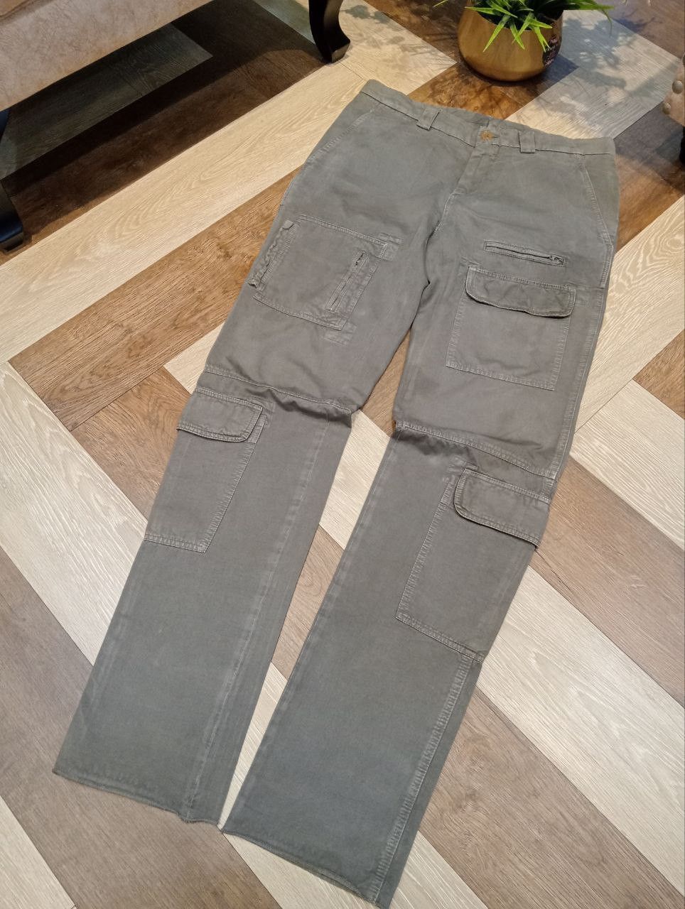 Brunello Cucinelli BRUNELLO CUCINELLI MULTI-POCKET CARGO TECH TROUSERS SIZE 48 Size US 34 / EU 50 - 3 Thumbnail