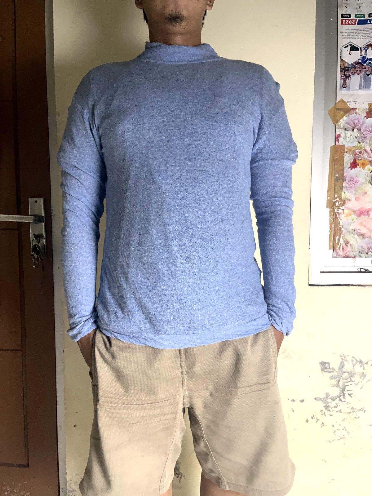 Issey Miyake Plantation by issey miyake wrinkle asymetric L/S shirt Size M / US 6-8 / IT 42-44 - 2 Thumbnail
