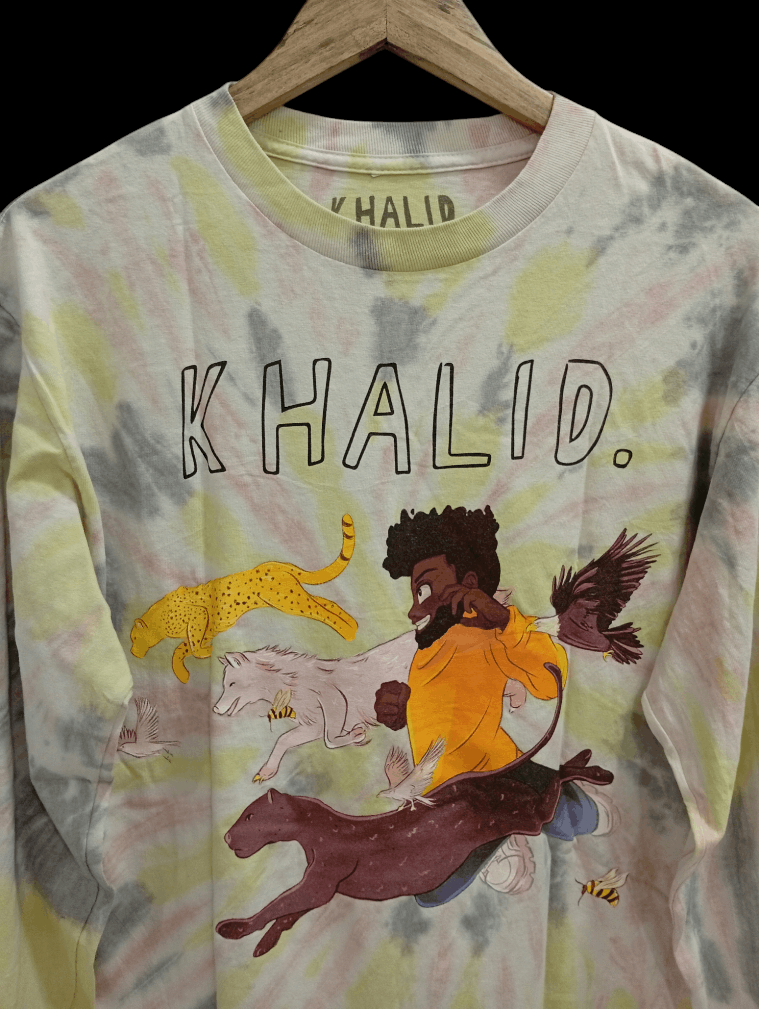 Rap Tees 🔥🔥Khalid Free Spirit 2019 Tour Tye Dye LS T-Shirt Size US M / EU 48-50 / 2 - 15 Thumbnail