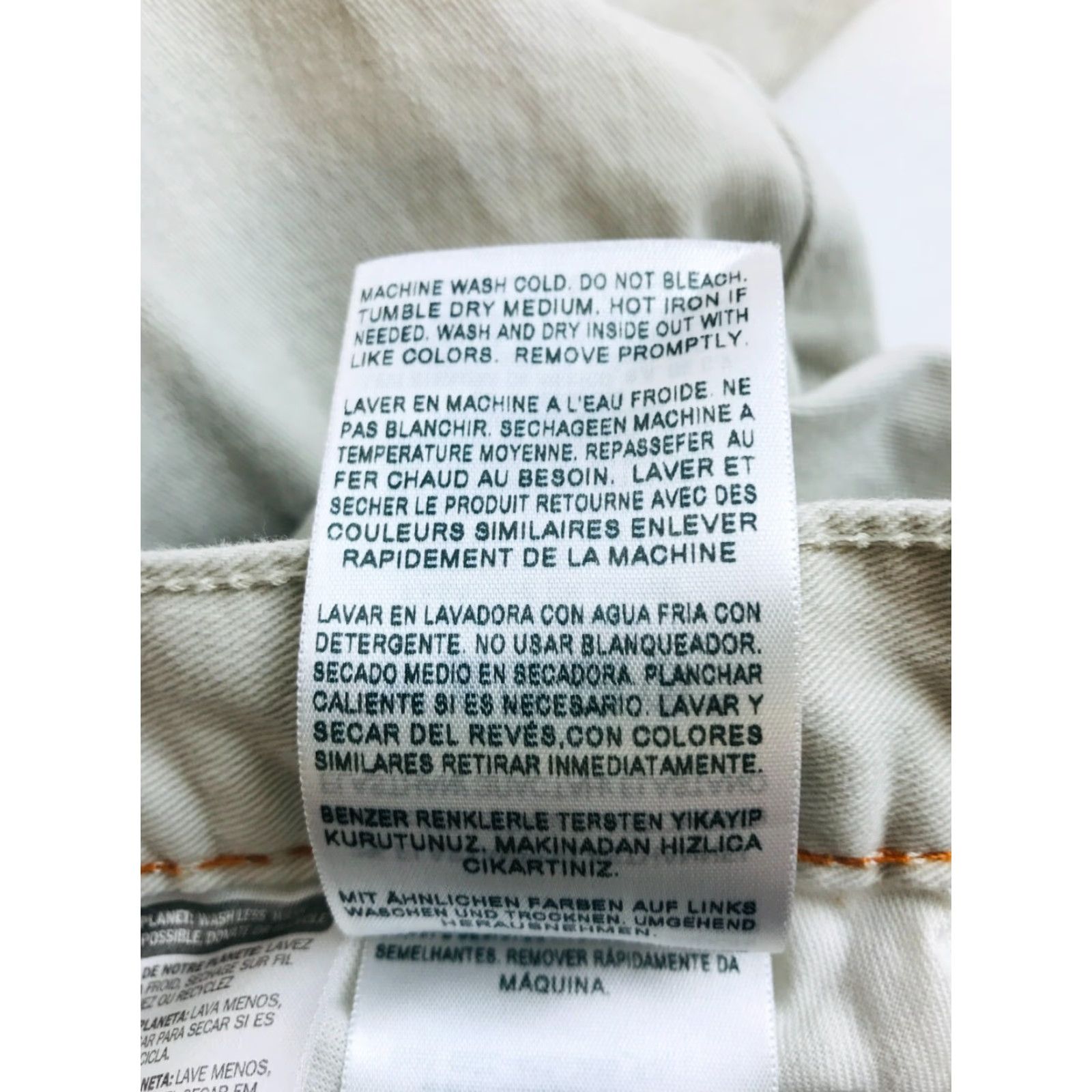 Dockers DOCKERS Pants Men's 34x29 Light Gray Straight Fit Pockets Regular Chino Mens Size US 34 / EU 50 - 7 Thumbnail
