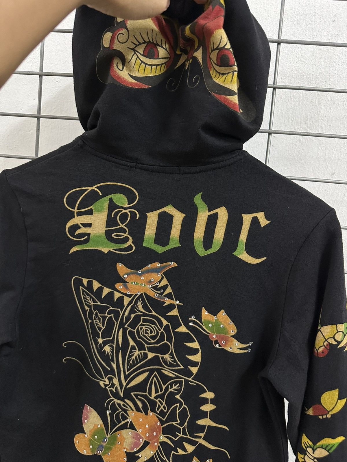 Ed Hardy Vintage Y2K Vibes Ed Hardy Eternal Love Double Zipper Hoodie Size US S / EU 44-46 / 1 - 14 Thumbnail