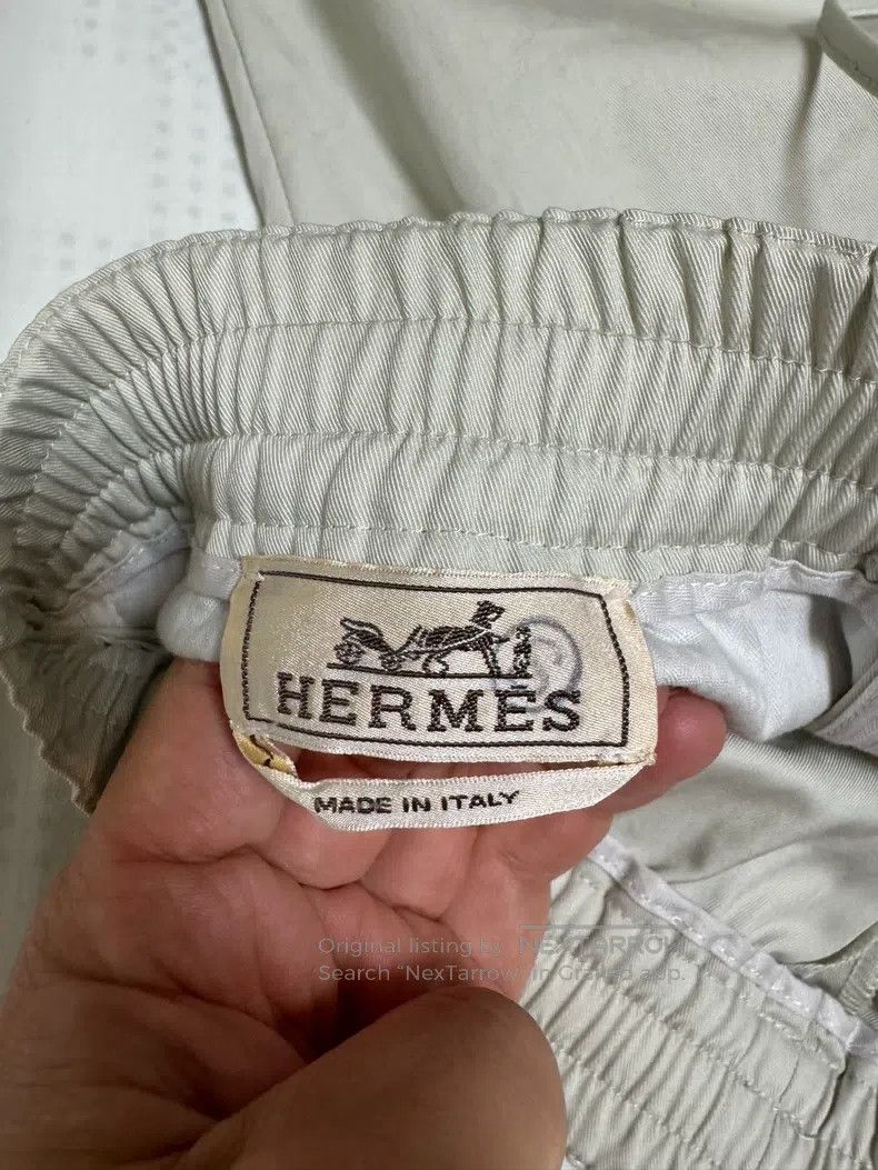 Hermes Hermes Casual Pants, Drawstring Bottom Size US 38 / EU 54 - 6 Thumbnail
