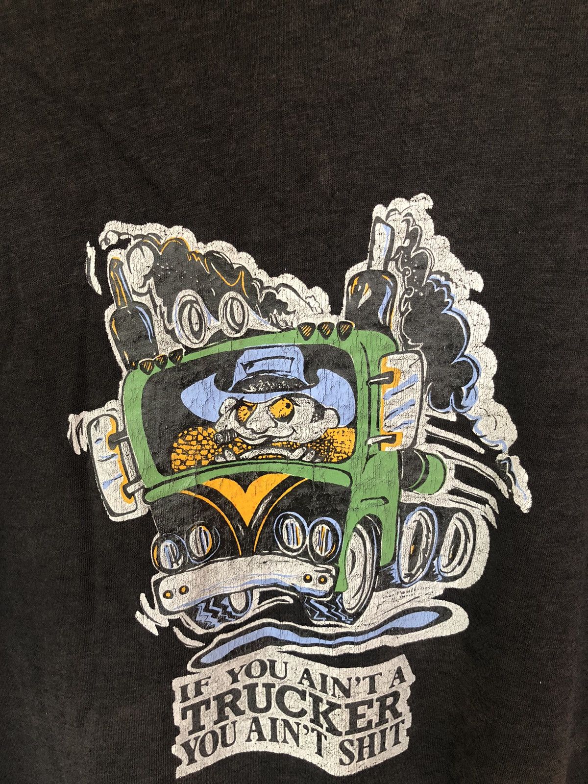 Vintage Vintage 80's Trucker You Ain't Shirt Shirt Tee Size US XL / EU 56 / 4 - 7 Thumbnail