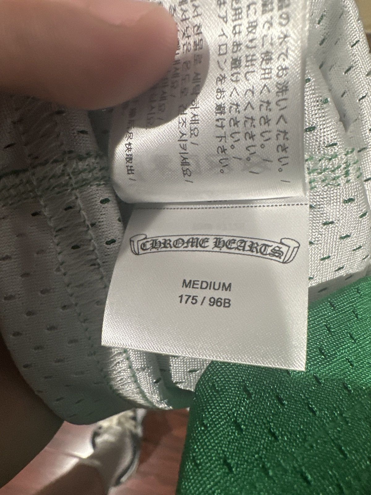 Chrome Hearts Chrome hearts double sided green mesh jersey Size US M / EU 48-50 / 2 - 4 Thumbnail