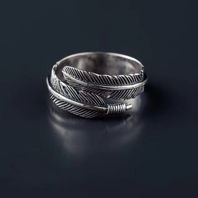 Japanese Brand Feather Ring Adjustble Size Size ONE SIZE - 3 Thumbnail