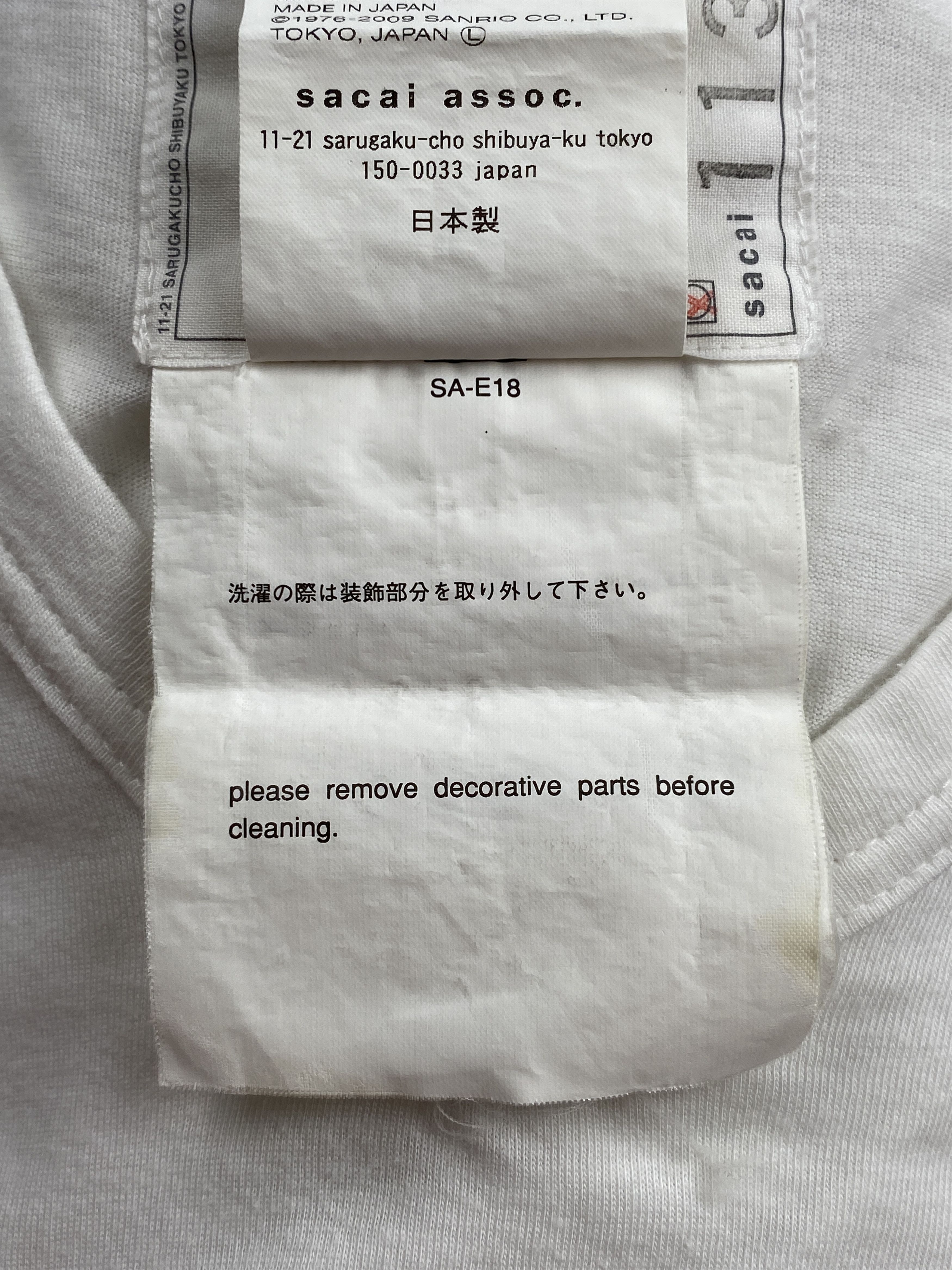 Sacai Patty & Timm Decorative Buttons T-Shirt Size M / US 6-8 / IT 42-44 - 9 Thumbnail