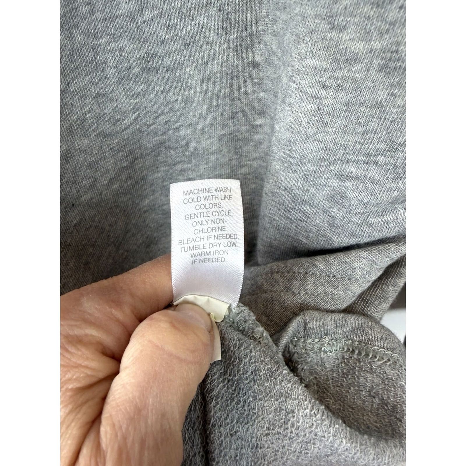 J. Jill J. Jill Tunic Blouse Womens Large V-Neck Pullover Gray Stretch Casual Comfort Shirt Size L / US 10 / IT 46 - 8 Thumbnail