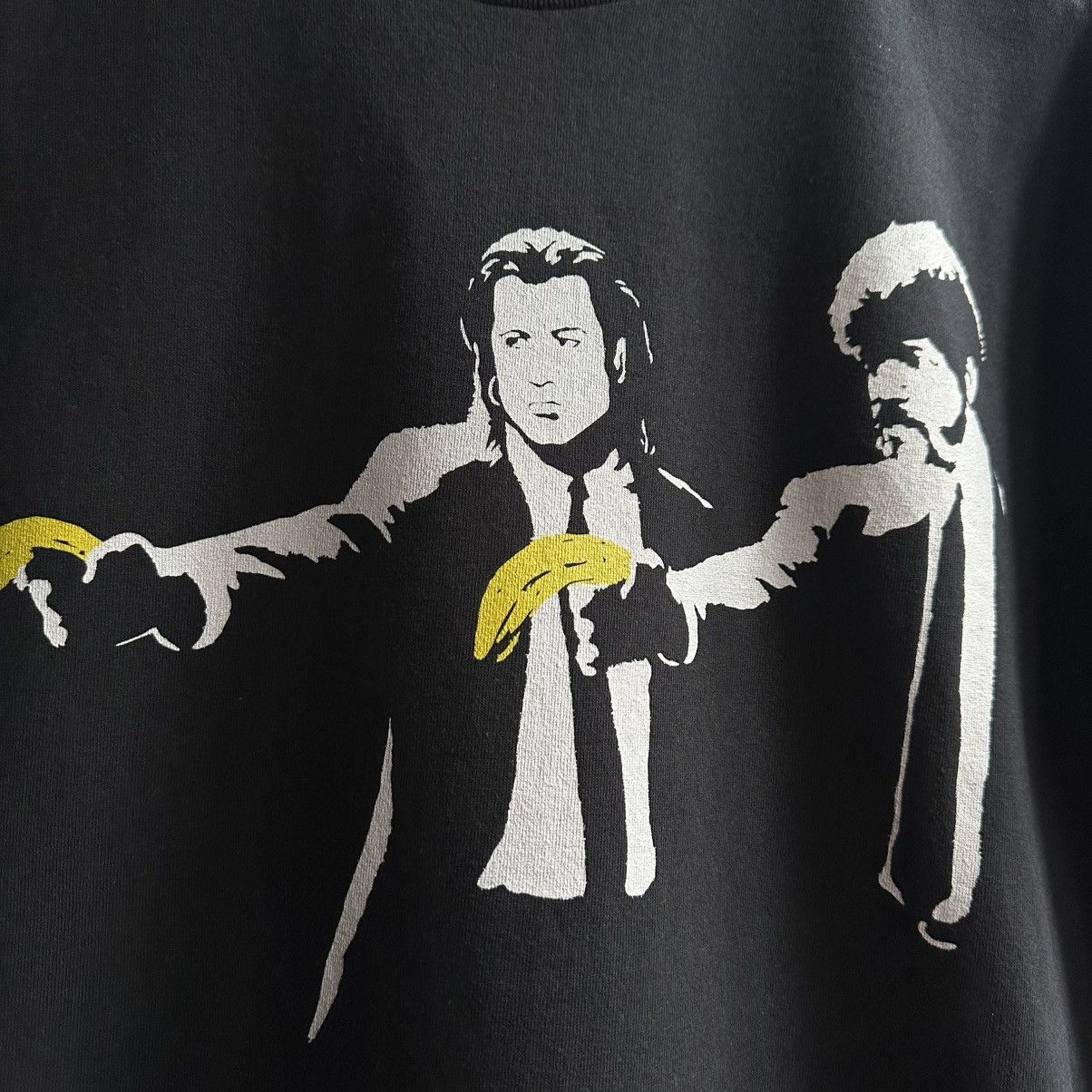 Vintage VINTAGE Y2K PULP FICTION BY BANKSY ART MOVIE PROMO TEE Size US M / EU 48-50 / 2 - 3 Thumbnail