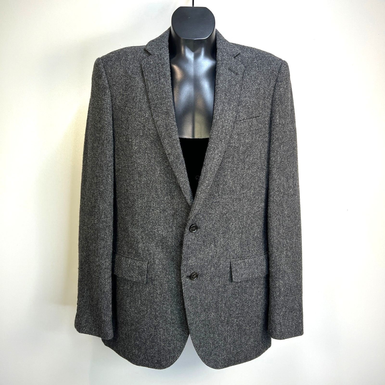 J.Crew J. Crew Ludlow Yorkshire Tweed Wool Blazer Gray 48607 Size 40L - 1 Thumbnail