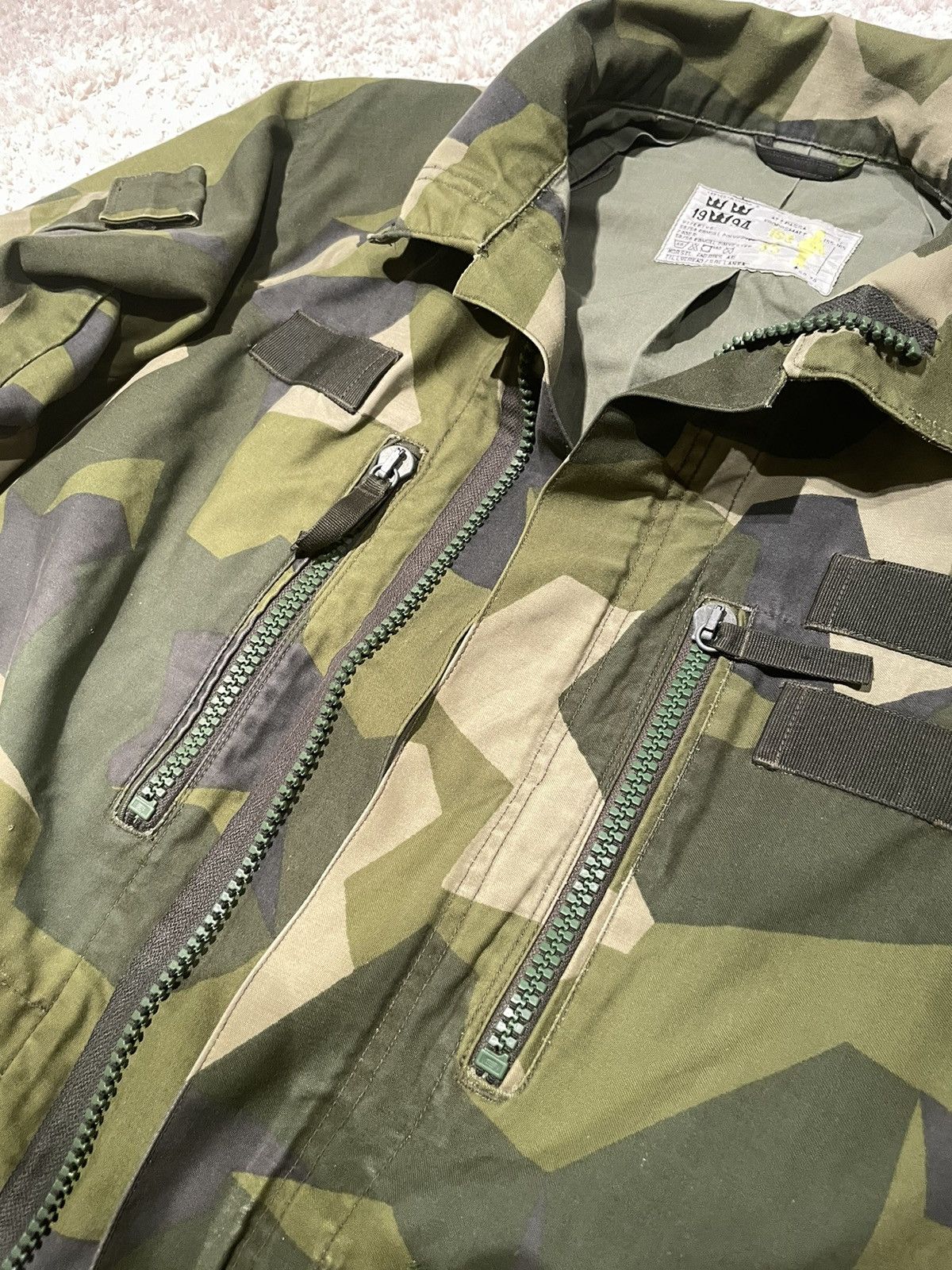 Other 🔥RARE🔥 Swedish Military Camo Vintage Jacket Size US S / EU 44-46 / 1 - 4 Thumbnail