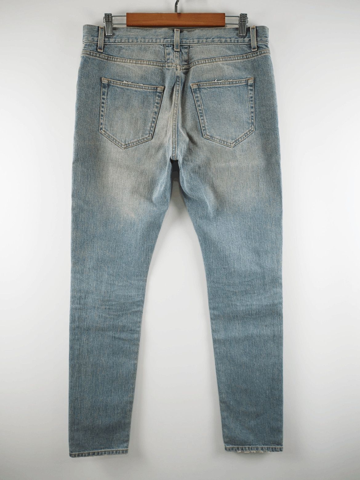 Saint Laurent Paris Saint laurent Paris FW16 knee cutting jeans - DMC-2508 Size US 32 / EU 48 - 2 Thumbnail