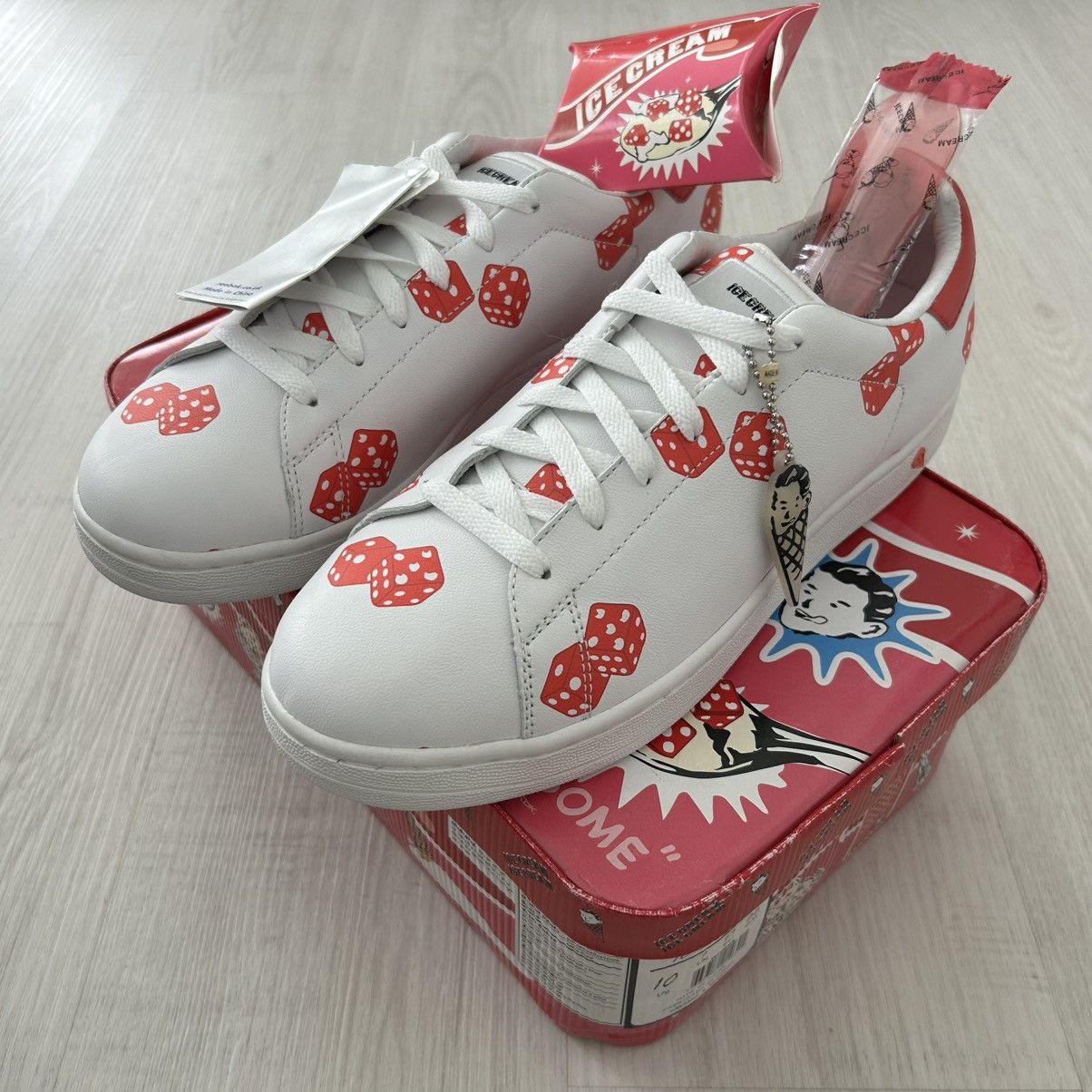 Icecream × Reebok VERY RARE OG REEBOK X BBC/ICE CREAM BOUTIQUE SNEAKER Size US 10 / EU 43 - 2 Thumbnail