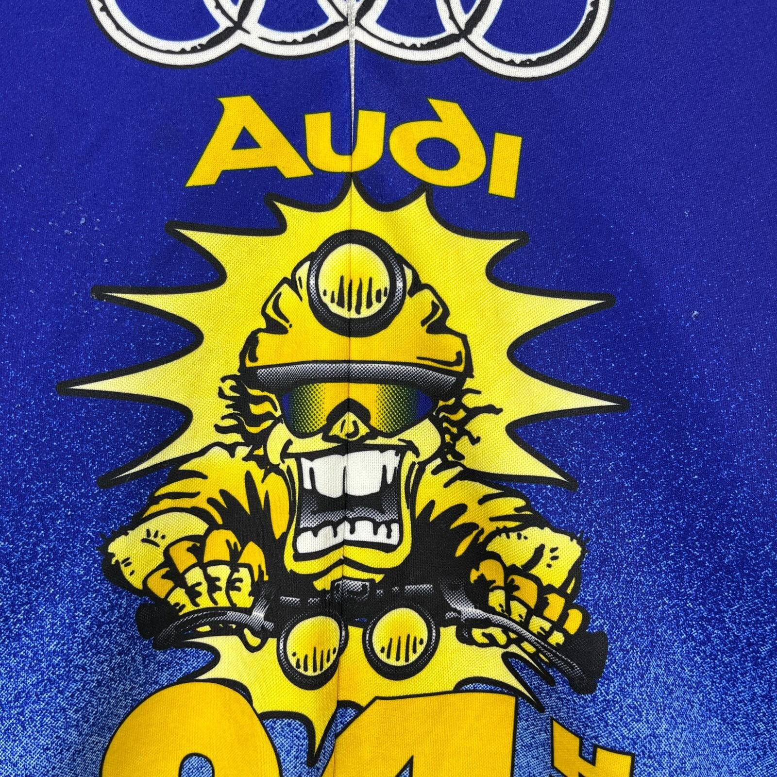 Anne-Valerie Dupond Vintage Voler Audi Cycling Size Large Bicycle Jersey XL Size ONE SIZE - 4 Thumbnail