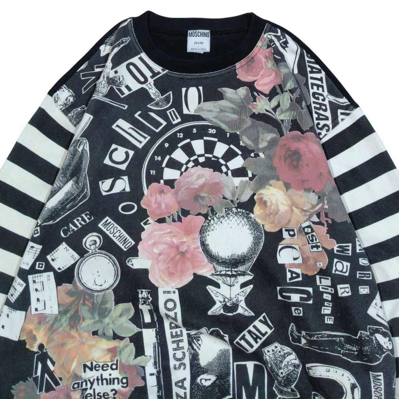 Moschino Rare! Vintage Moschino Pattern Jumper Size US S / EU 44-46 / 1 - 2 Thumbnail