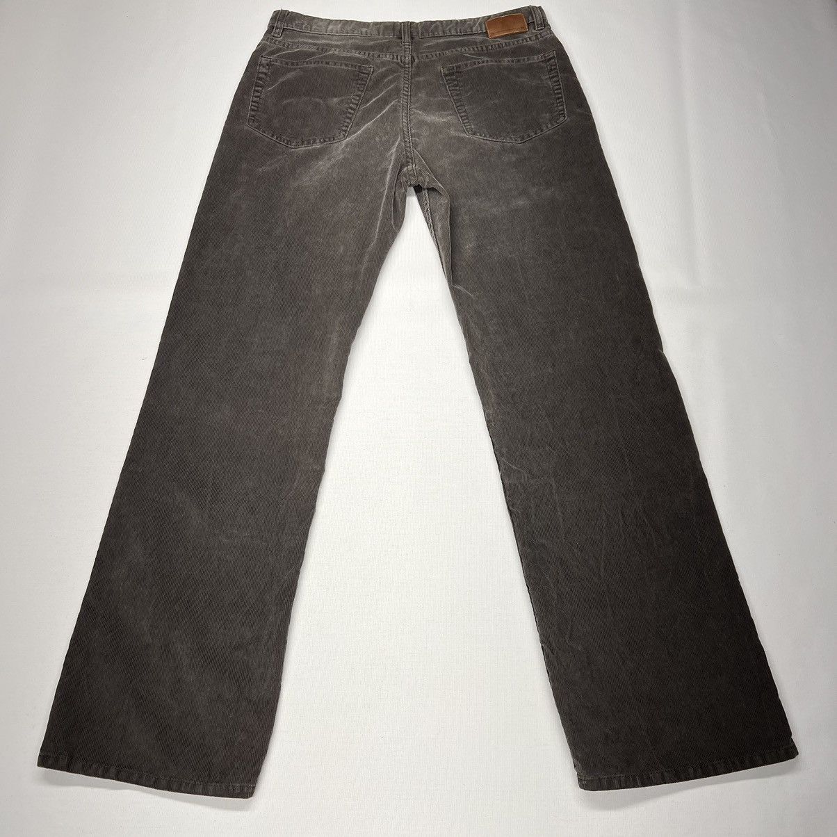 Gap × Vintage Gap Pants Brown Corduroy Relaxed Boot Fit Baggy Grunge Size US 34 / EU 50 - 12 Thumbnail