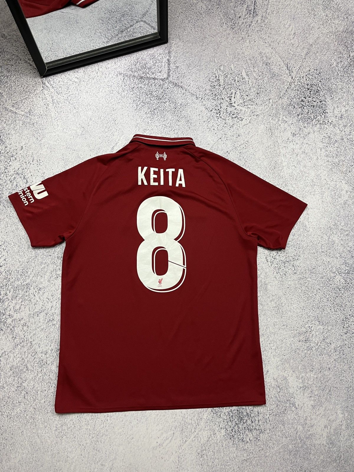 New Balance Liverpool 2018-2019 Home Soccer Jersey Football Kit #8 Keita Size US M / EU 48-50 / 2 - 13 Thumbnail