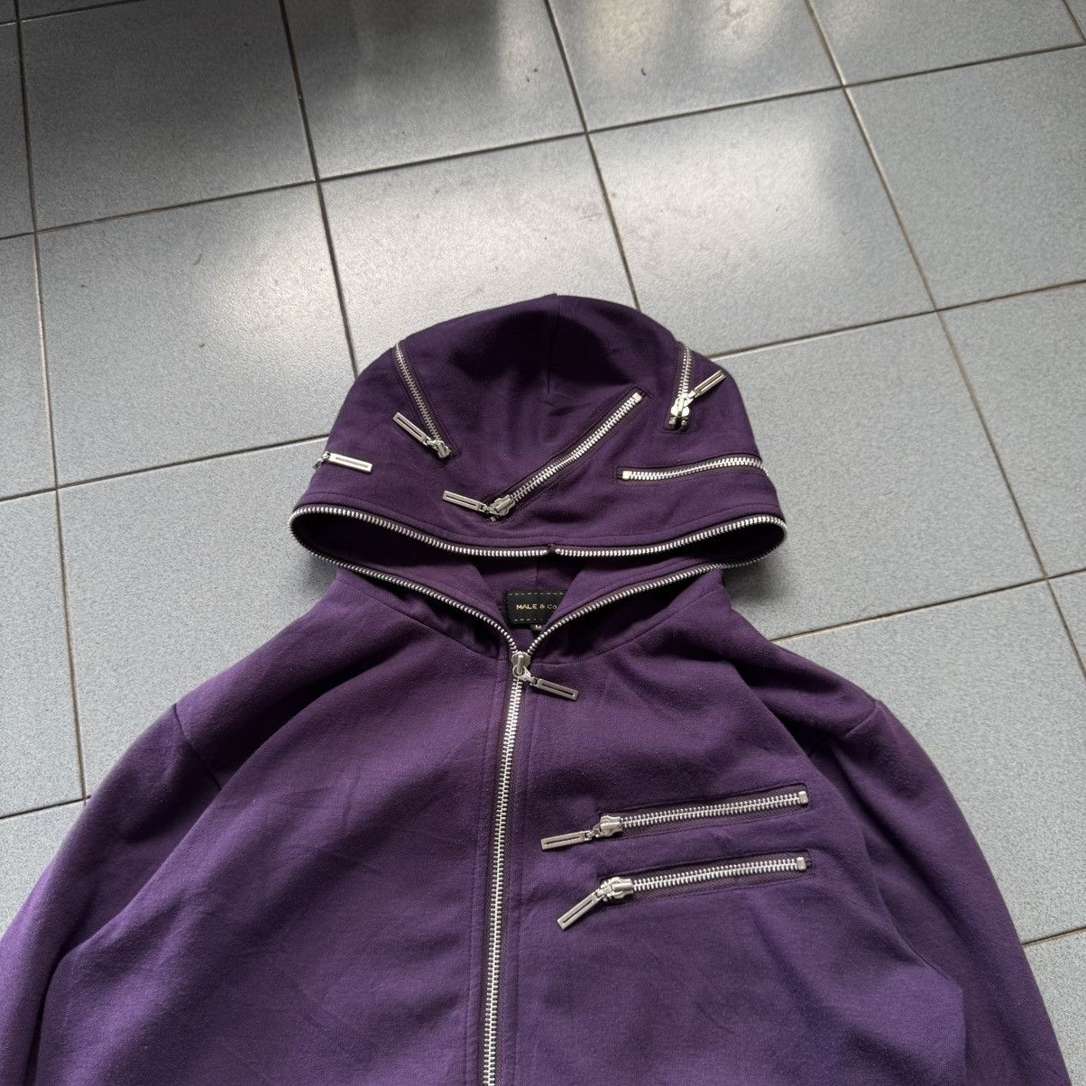 If Six Was Nine 2000s japanese brand - vkei style full zip hoodie Size US M / EU 48-50 / 2 - 7 Thumbnail