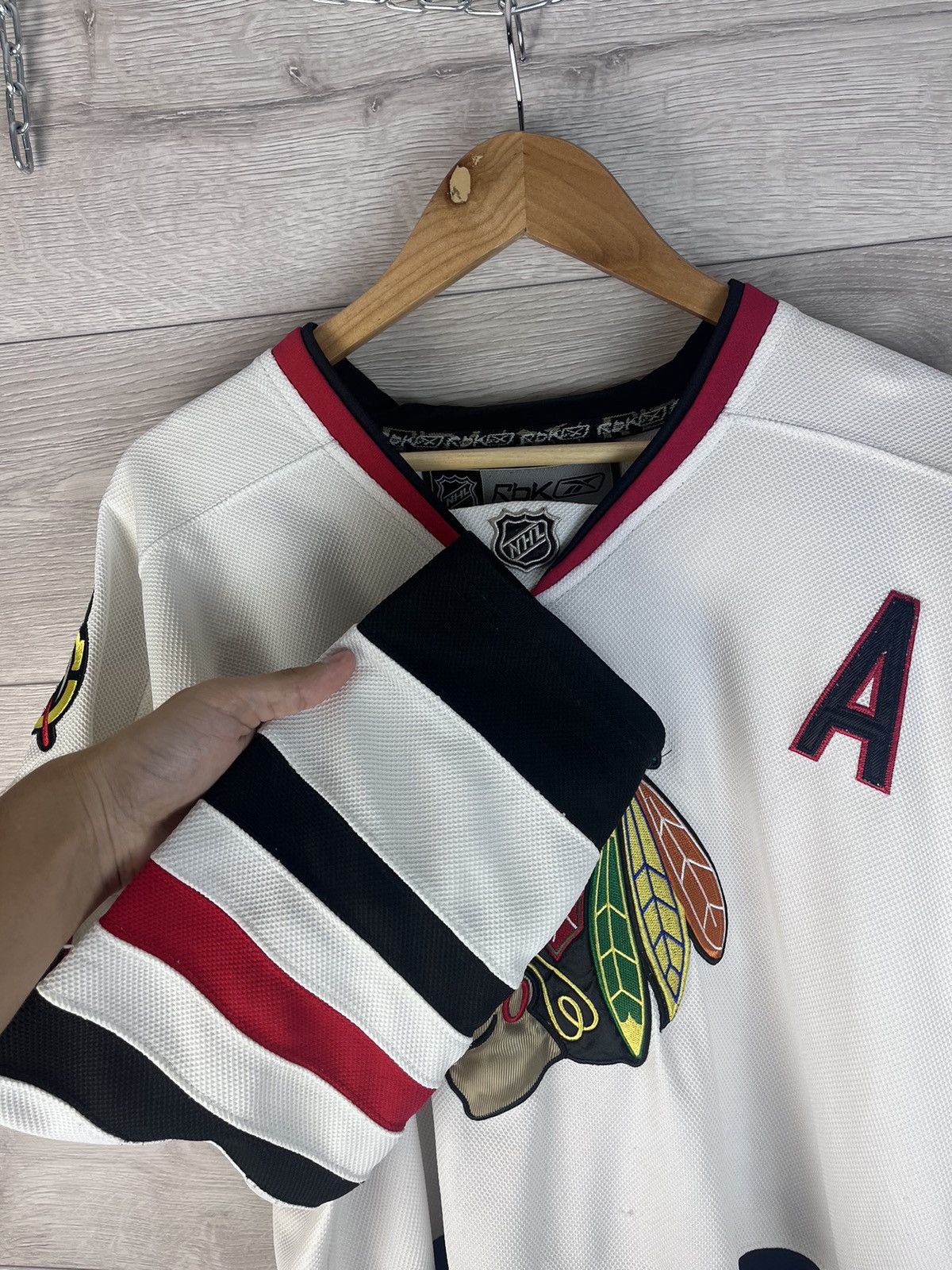 Reebok REEBOK HOKEY JERSEY NHL PATRICK SHARP #10 CHICAGO BLACKHAWKS Size US L / EU 52-54 / 3 - 6 Thumbnail