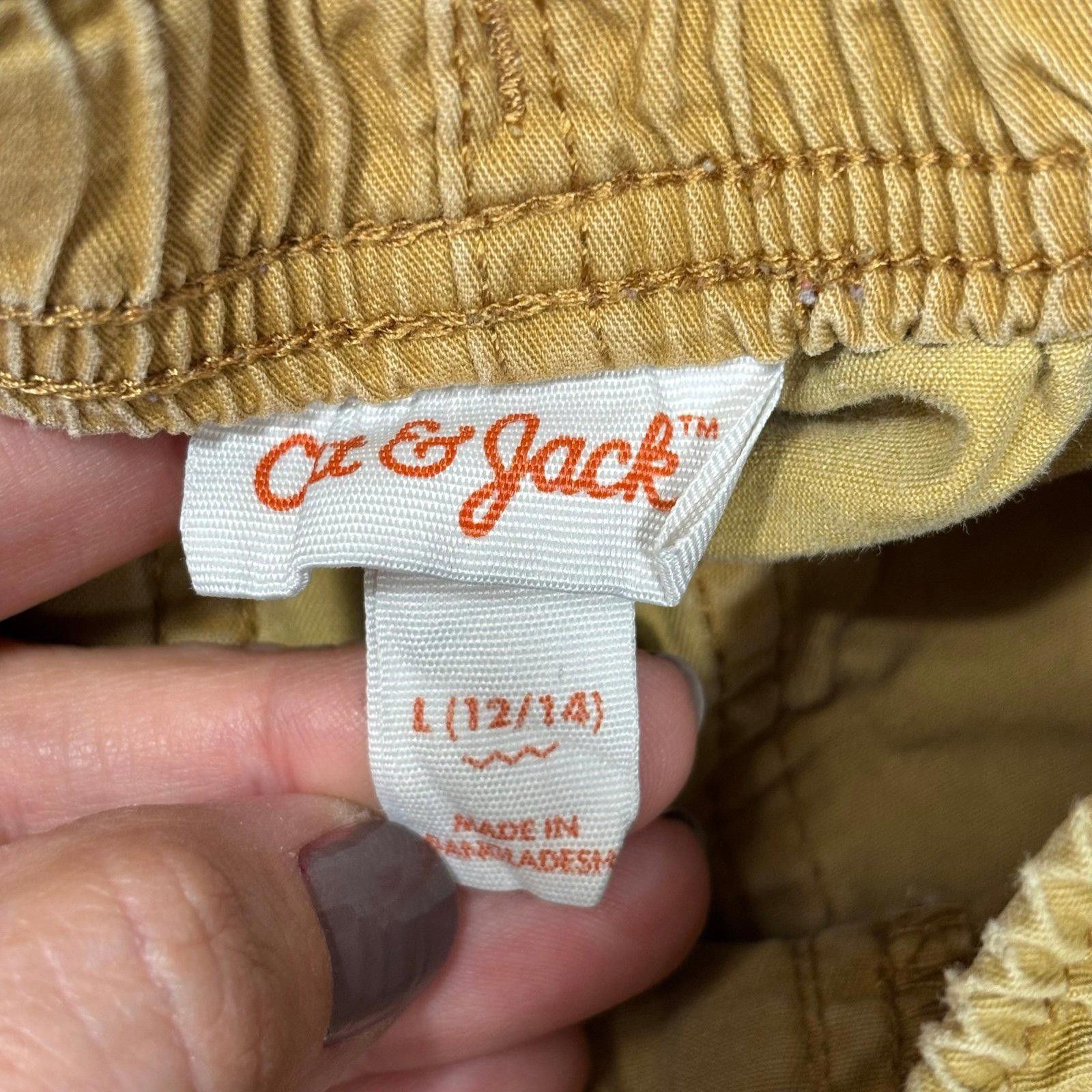 Other Cat & Jack Boys' Khaki Drawstring Shorts Size Large 12/14 Size US 26 / EU 42 - 5 Thumbnail