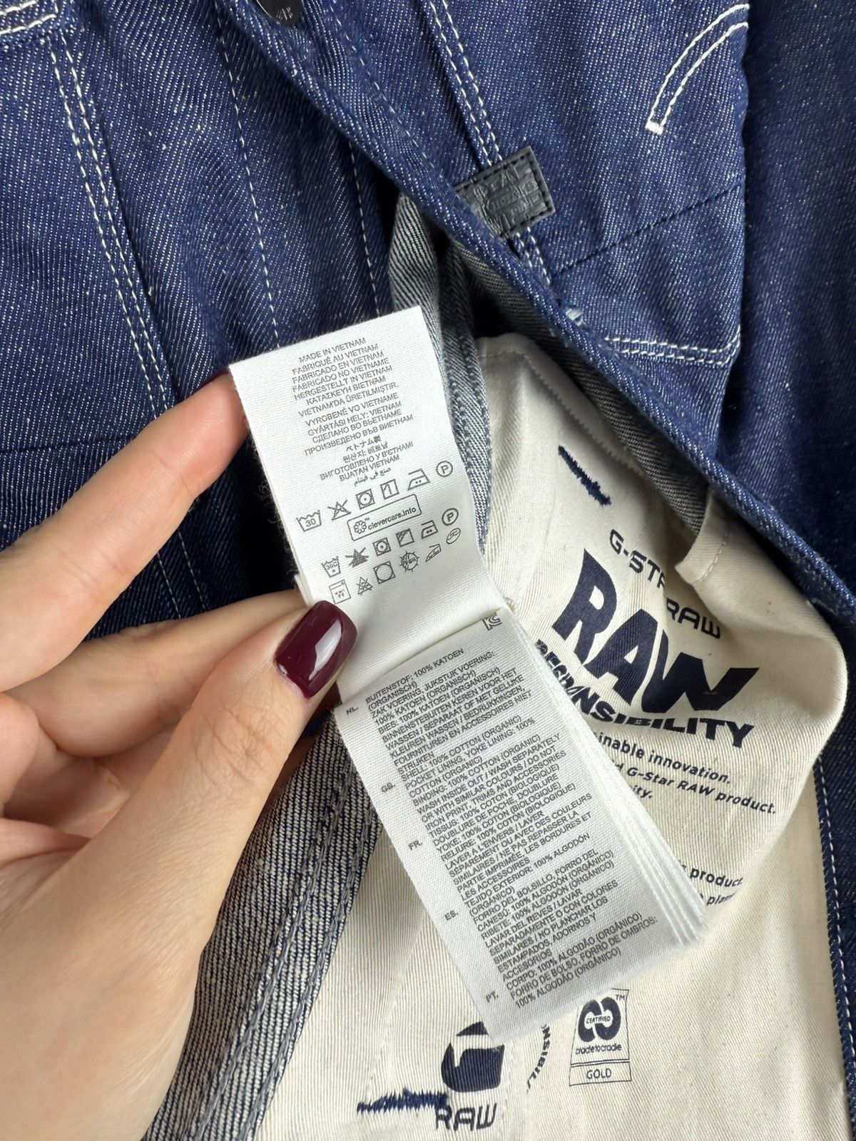 G-Star G Star Raw Men’s Arc 3D Slim JKT Denim Trucker Jacket Size S Size US S / EU 44-46 / 1 - 23 Thumbnail