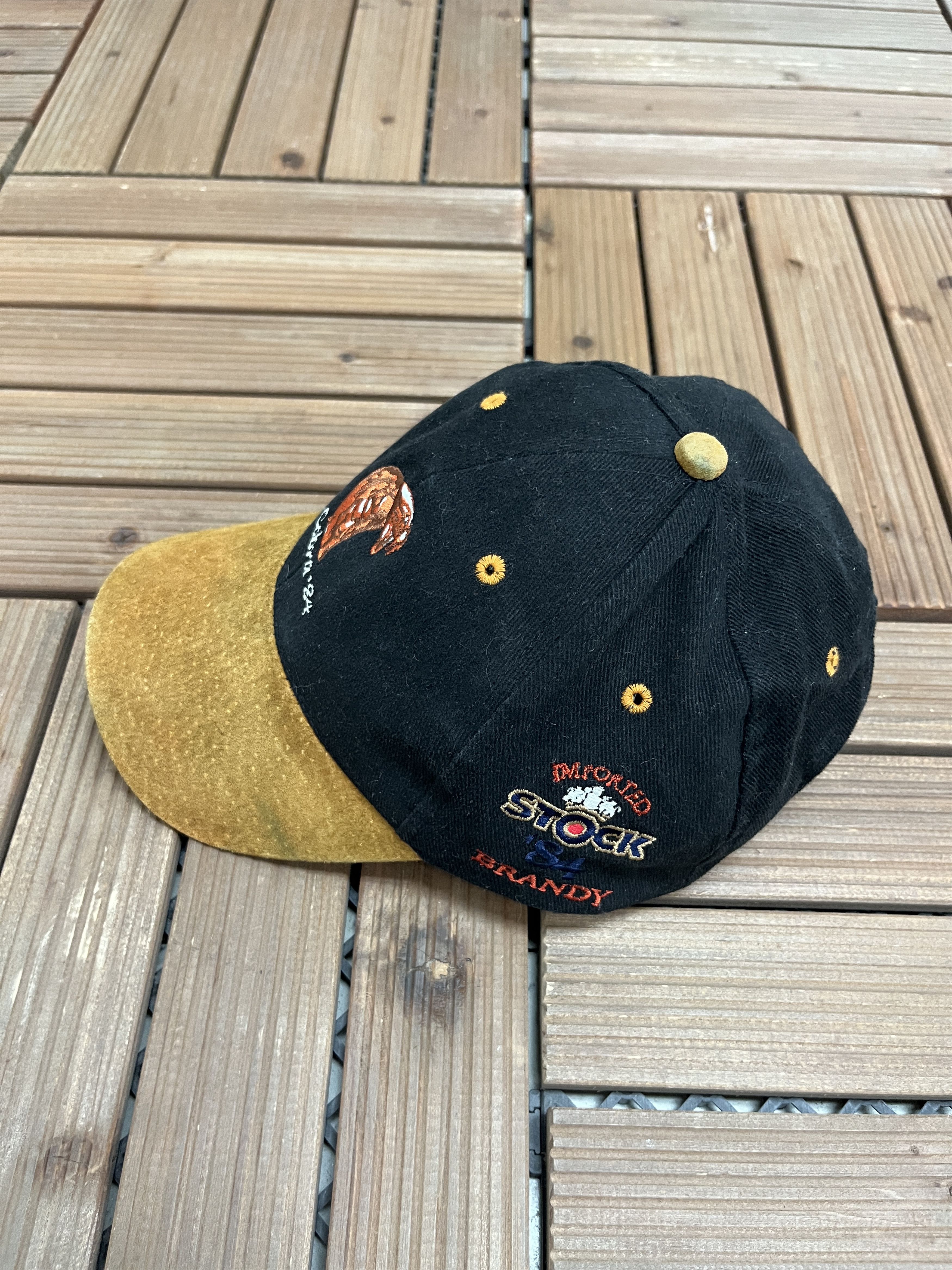 Vintage Cobra '84 Whiskey Vintage Strap Back Black Hat Cap Size ONE SIZE - 4 Thumbnail