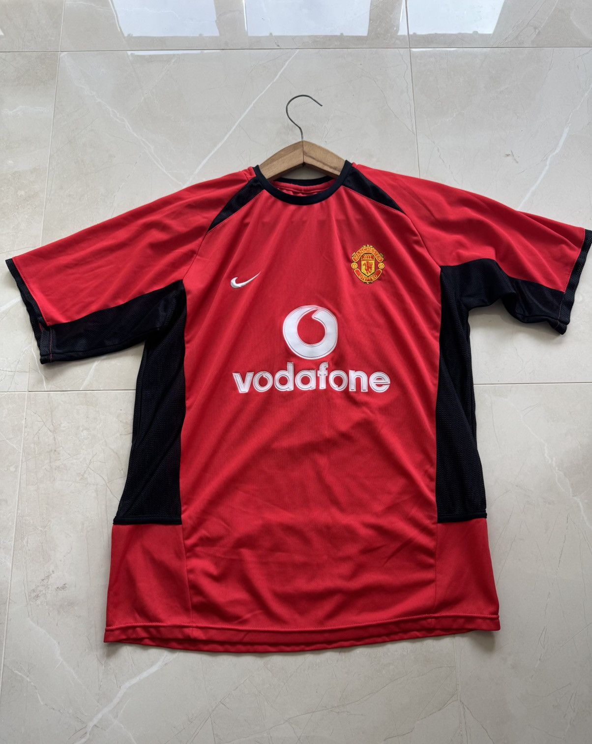 Nike Ronaldo #7 Manchester United 2002-2004 Bootleg Soccer Jersey Size US XL / EU 56 / 4 - 2 Thumbnail