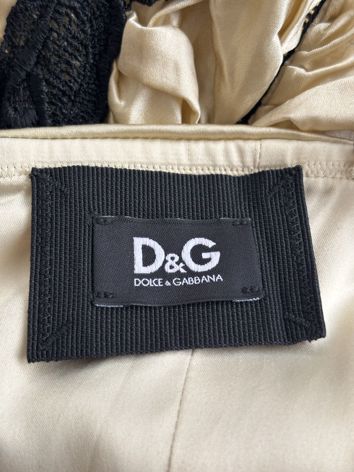 Dolce & Gabbana Y2K Silk Corset Bustier Size M / US 6-8 / IT 42-44 - 4 Thumbnail