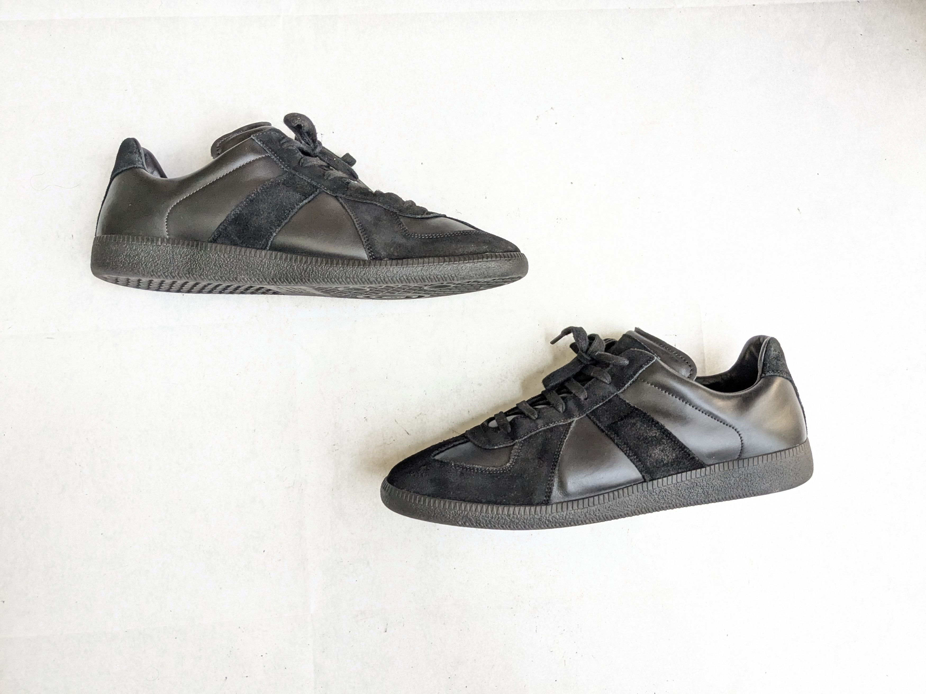Maison Margiela Maison Margiela GAT Replica Black 12 45 Low Tops Size US 12 / EU 45 - 1 Thumbnail