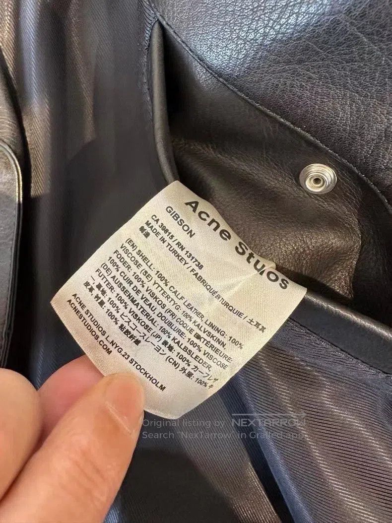 Acne Studios Acne Studios Leather Jacket Size US M / EU 48-50 / 2 - 5 Thumbnail