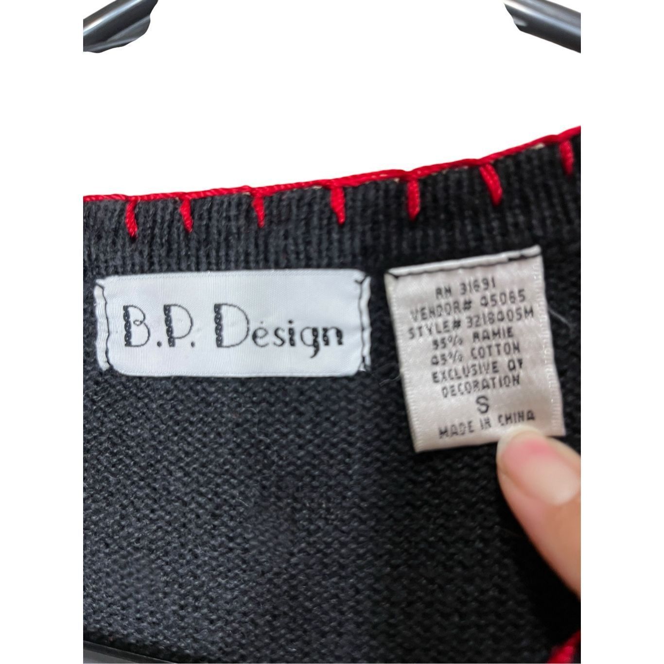 Other Vintage BP Design Christmas Cardigan Leopard Fur Sleighs Seq Size S / US 4 / IT 40 - 7 Thumbnail