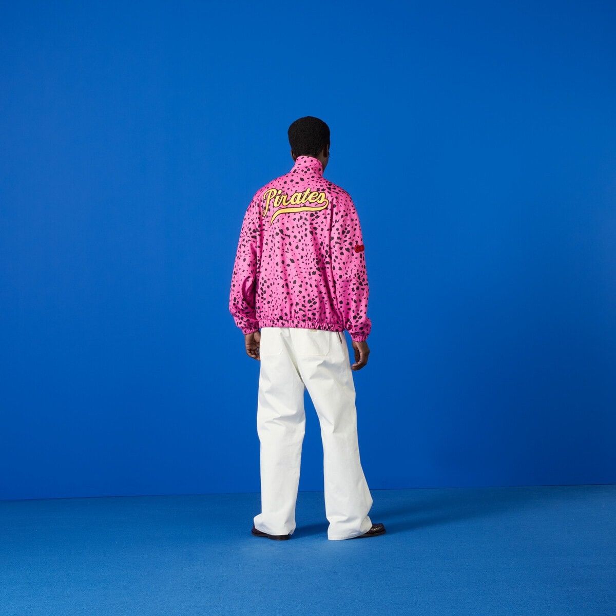Gucci o1s1wg110125 Pirates™ Jersey Zip Jacket in Pink/Black Size US S / EU 44-46 / 1 - 3 Thumbnail