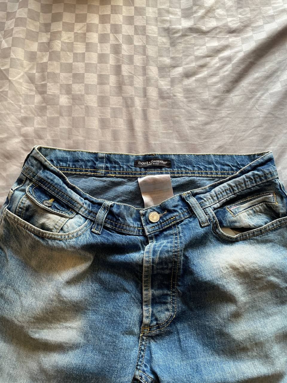 Dolce & Gabbana Crazy Rare Vintage Dolce & Gabbana jeans Y2k hype item Size US 33 - 8 Thumbnail