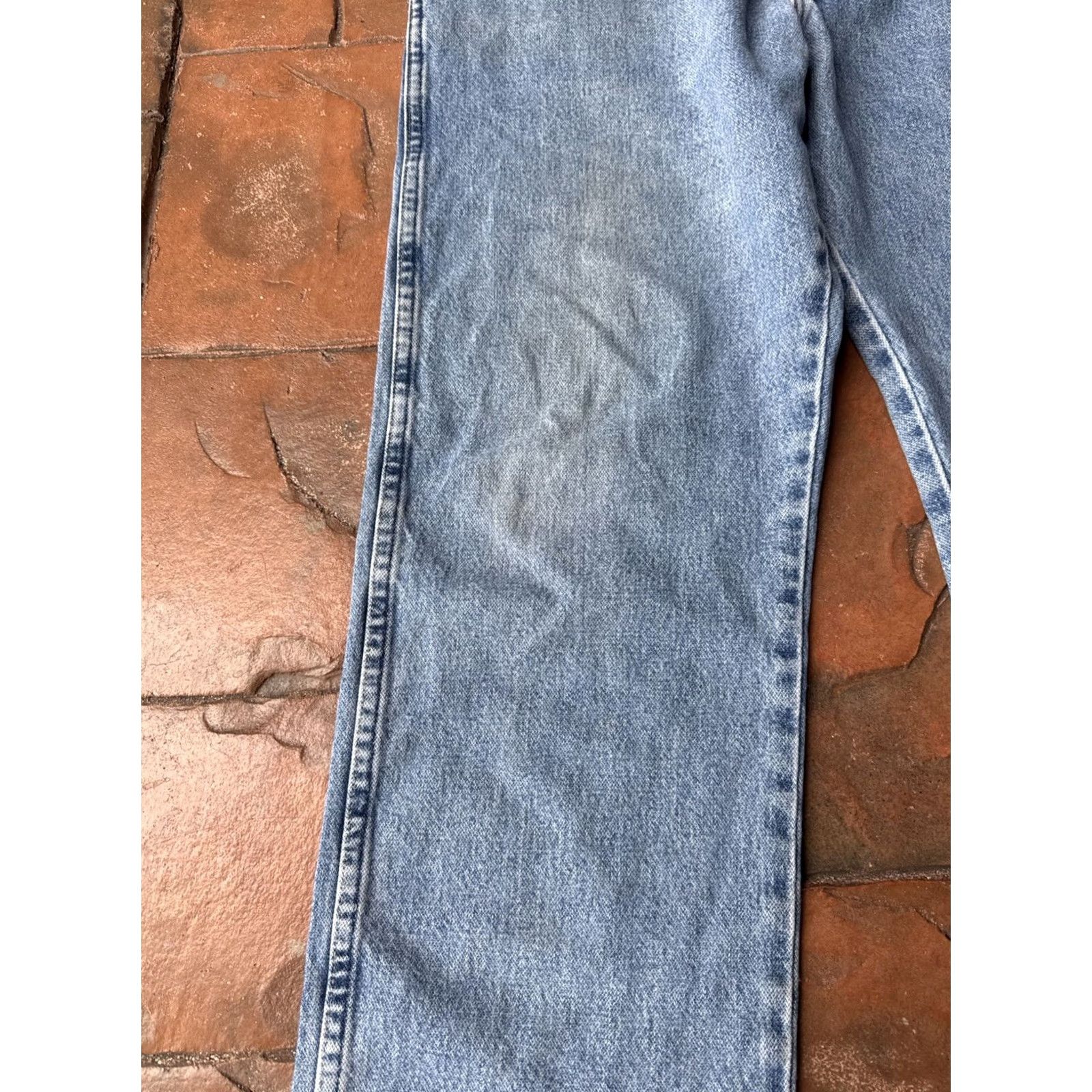 Wrangler Wrangler Cowboy Cut Collection Jeans Men’s 36x30 Blue Regular Straight Denim Cotton Logo Zipper Pocket 5-Pocket Barons USA Cowboys George Strait Size US 36 / EU 52 - 7 Thumbnail