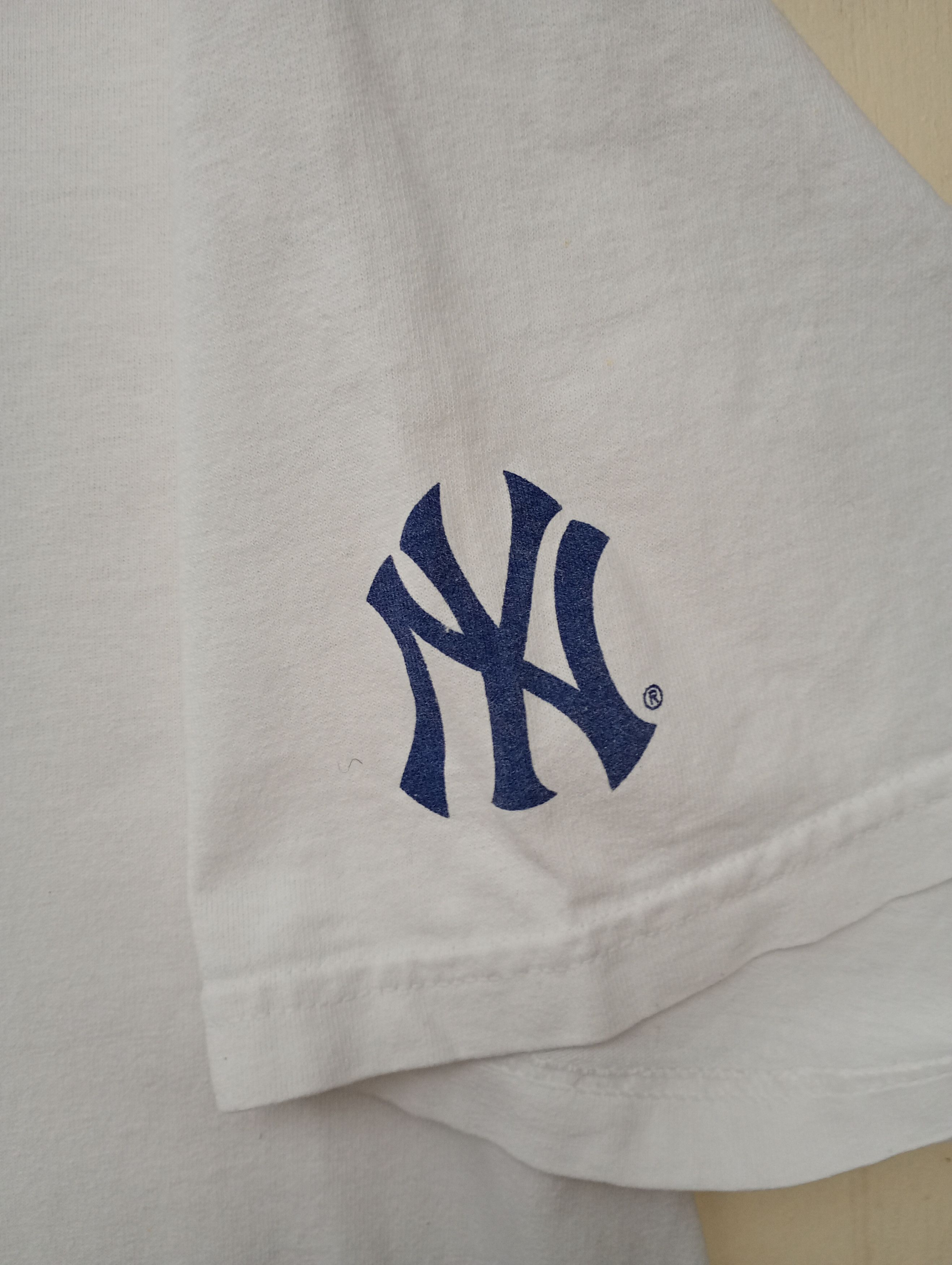 Nike Nike NY Yankees Baseball T-Shirt 2002 Size US XL / EU 56 / 4 - 10 Thumbnail