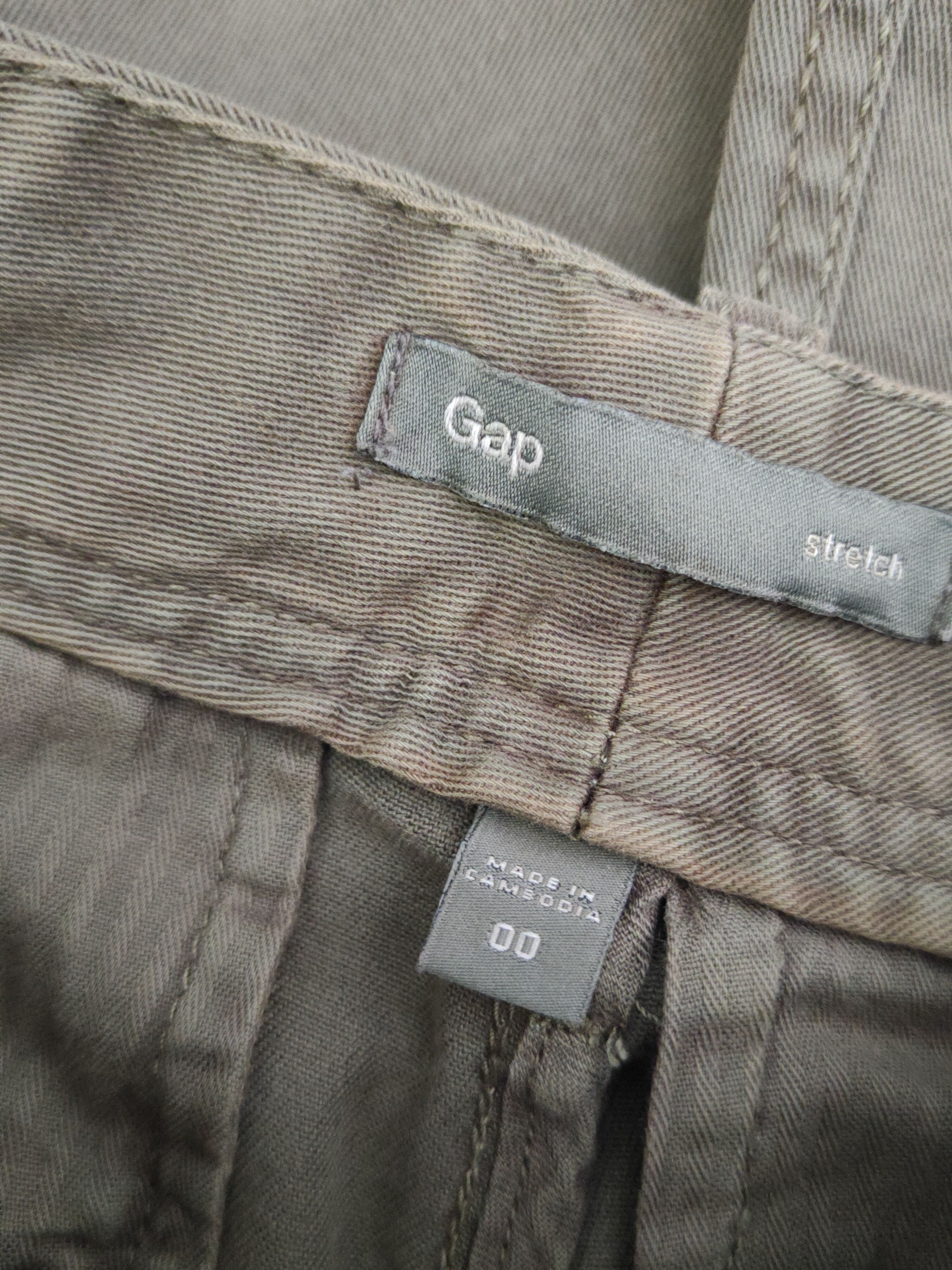 Japanese Brand DL Gap Olive Multipocket utility tactical Cargo Pants #2436 Size 26" / US 2 / IT 38 - 13 Thumbnail