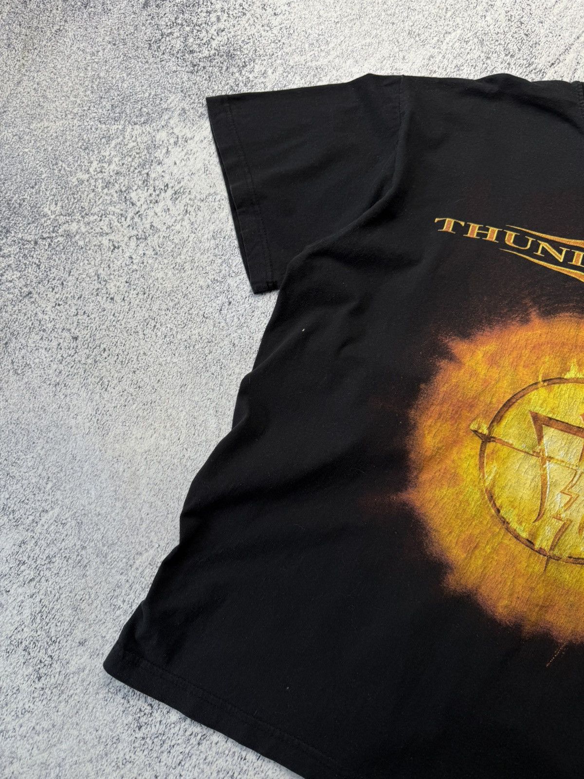 Band Tees Vintage 90s Thunderstone Band T Shirt Rock Heavy Metal Size US M / EU 48-50 / 2 - 9 Thumbnail
