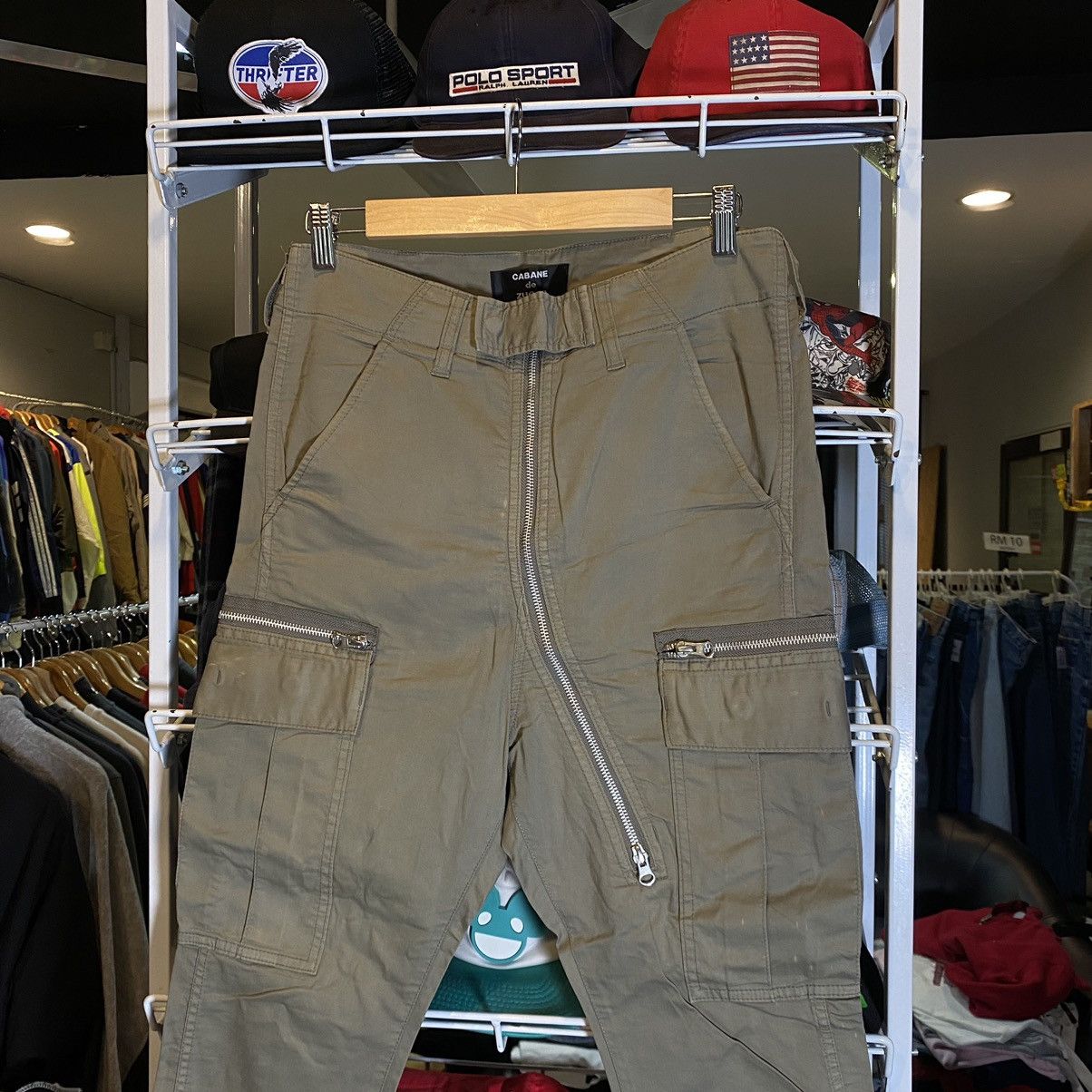 CABANE de ZUCCa × Issey Miyake × Japanese Brand Cabane de zucca Asymmetrical zipper fly Cargo Size US 30 / EU 46 - 3 Thumbnail