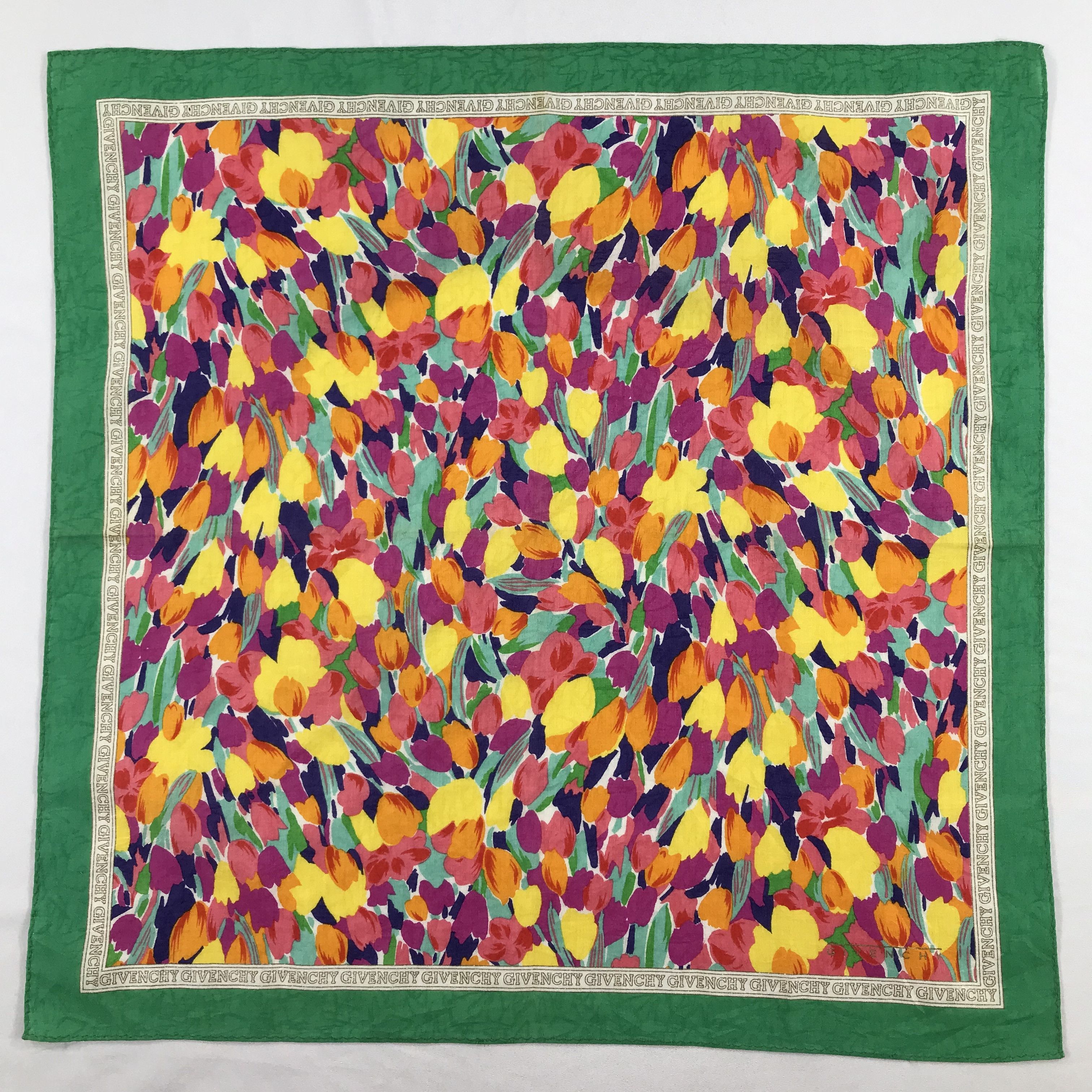 Vintage Vintage Givenchy Bandana / Handkerchief / Neckerchief -S2414 Size ONE SIZE - 1 Thumbnail