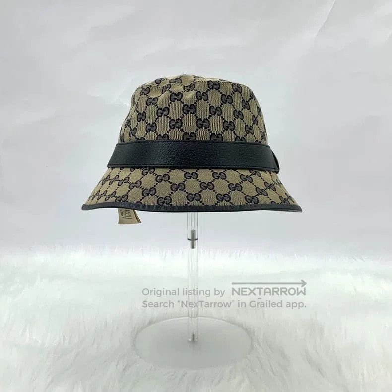 Gucci Gucci Logo Jacquard Bucket Hat. Size ONE SIZE - 3 Thumbnail