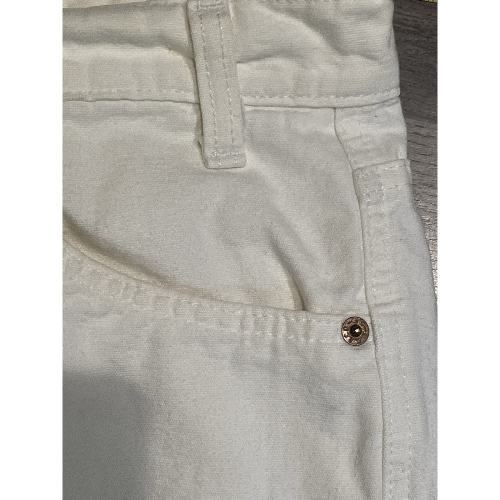 Levi's Vintage 1960s White W/White Tab Levi Strauss Jeans 34x32 Size US 34 / EU 50 - 9 Thumbnail