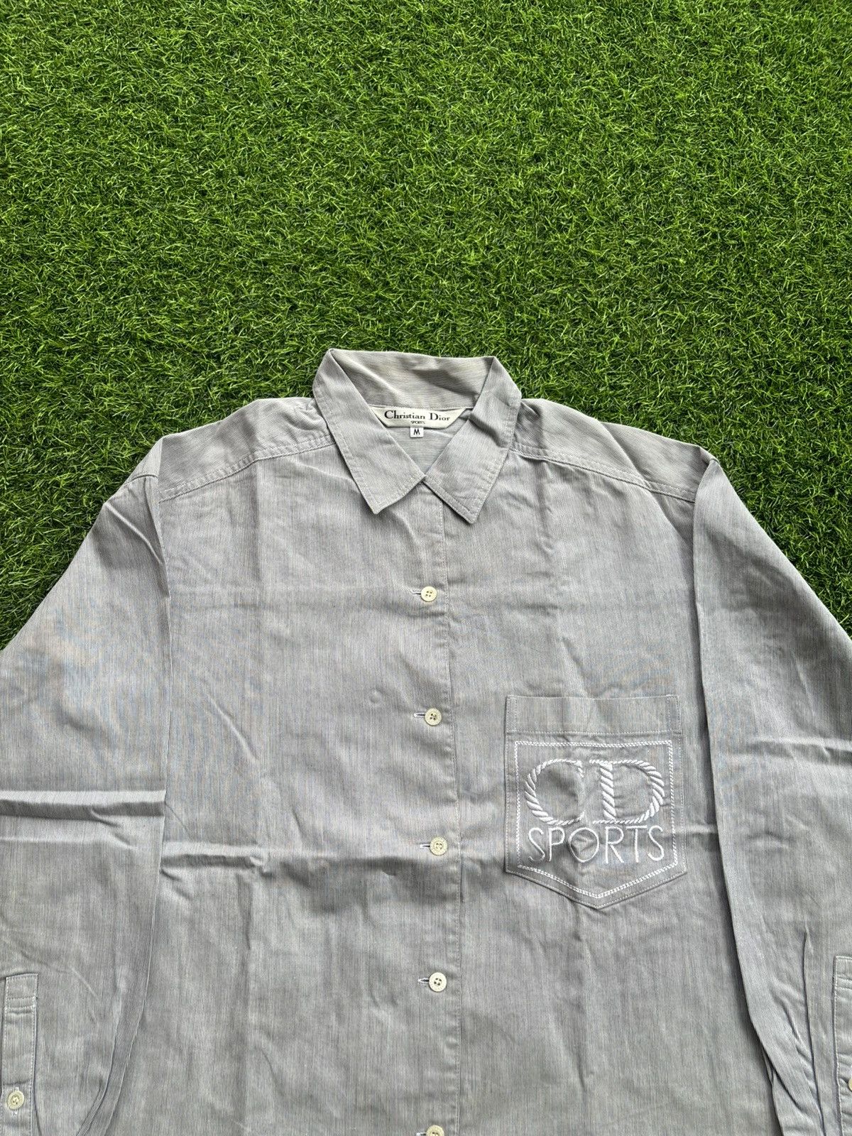 Christian Dior Monsieur Vintage Christian Dior Sport Shirt Size US M / EU 48-50 / 2 - 2 Thumbnail