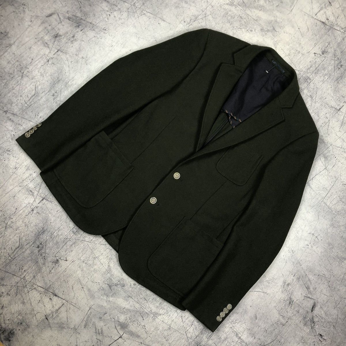 Designer Vintage NN.07 No Nationality Johan Wool Polyester Blazer y2k Size 42R - 4 Thumbnail