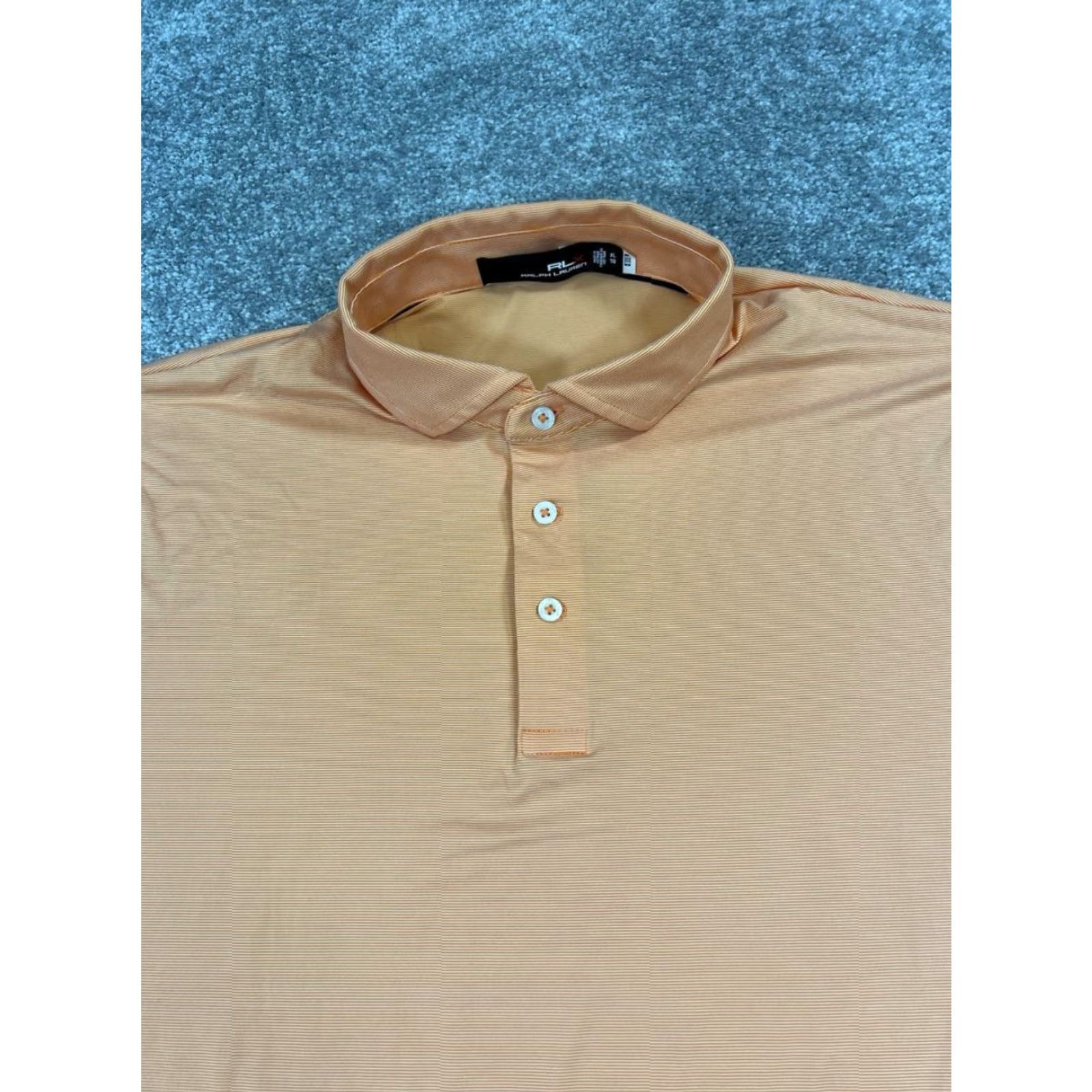 RLX Ralph Lauren Rlx Ralph Lauren Polo Shirt Mens Xl Orange Golf Size US XL / EU 56 / 4 - 2 Thumbnail