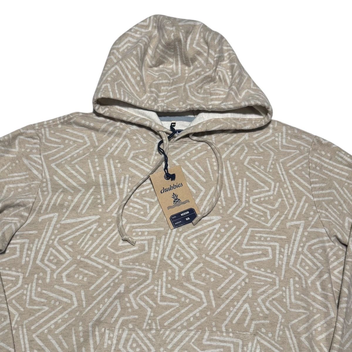 Chubbies NWT Chubbies Patterned Sample Tan Hoodie Men's Medium Size US M / EU 48-50 / 2 - 2 Thumbnail