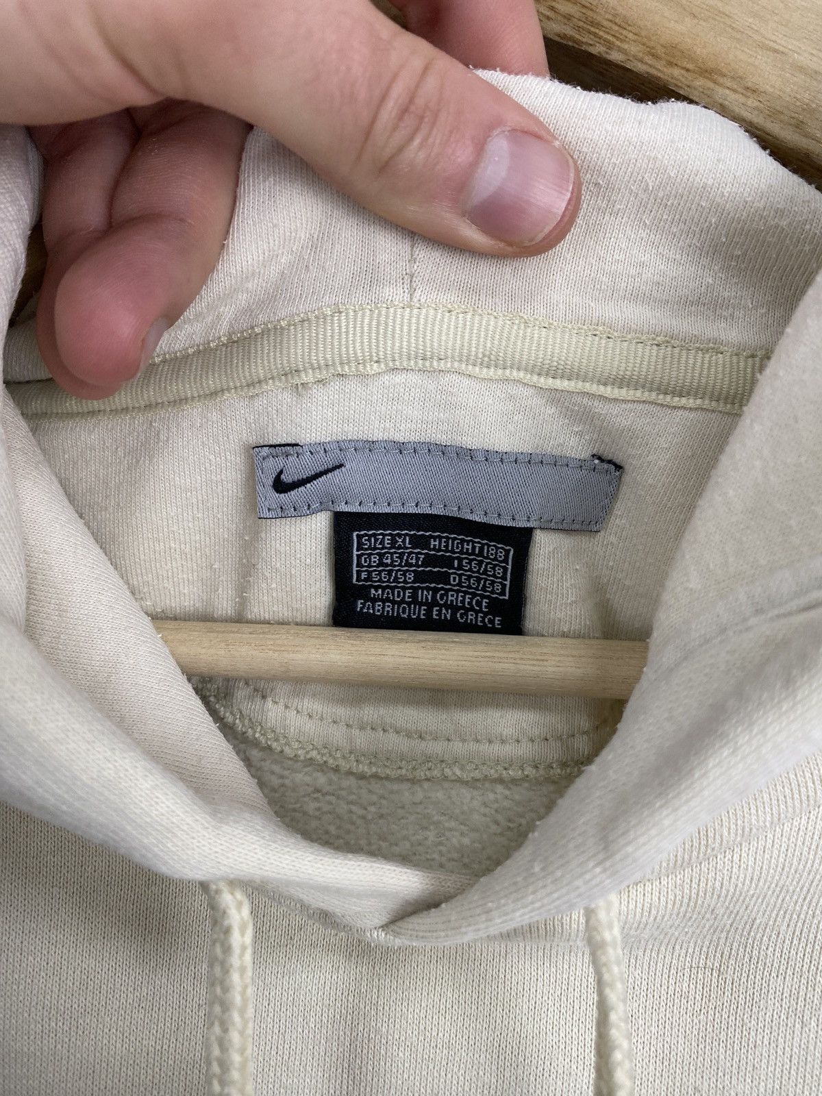 Nike 🇺🇸 Vintage 90s Nike Swoosh Small Logo Y2K Hoodie Rare Size US XL / EU 56 / 4 - 5 Thumbnail